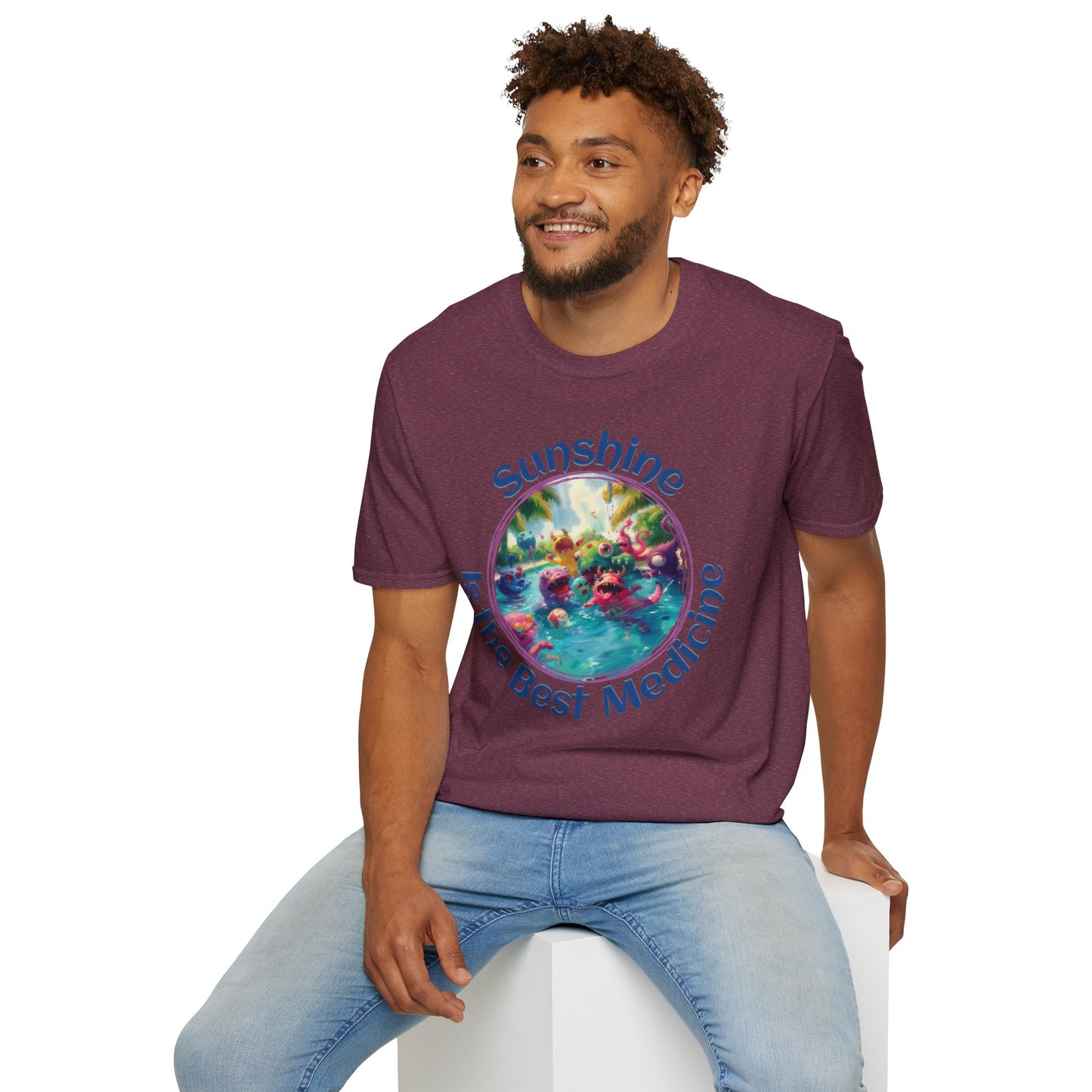 Sunshine is the Best Medicine - Unisex Softstyle T-Shirt