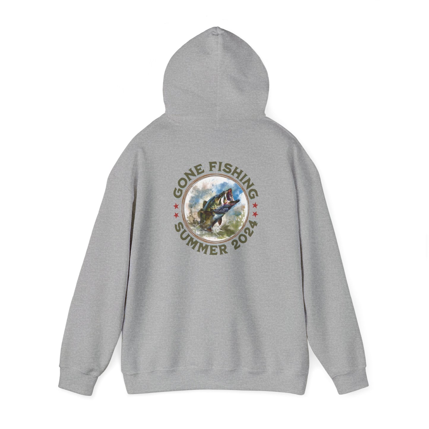 Gone Fishing - Unisex Heavy Blend™ Hooded Sweatshirt