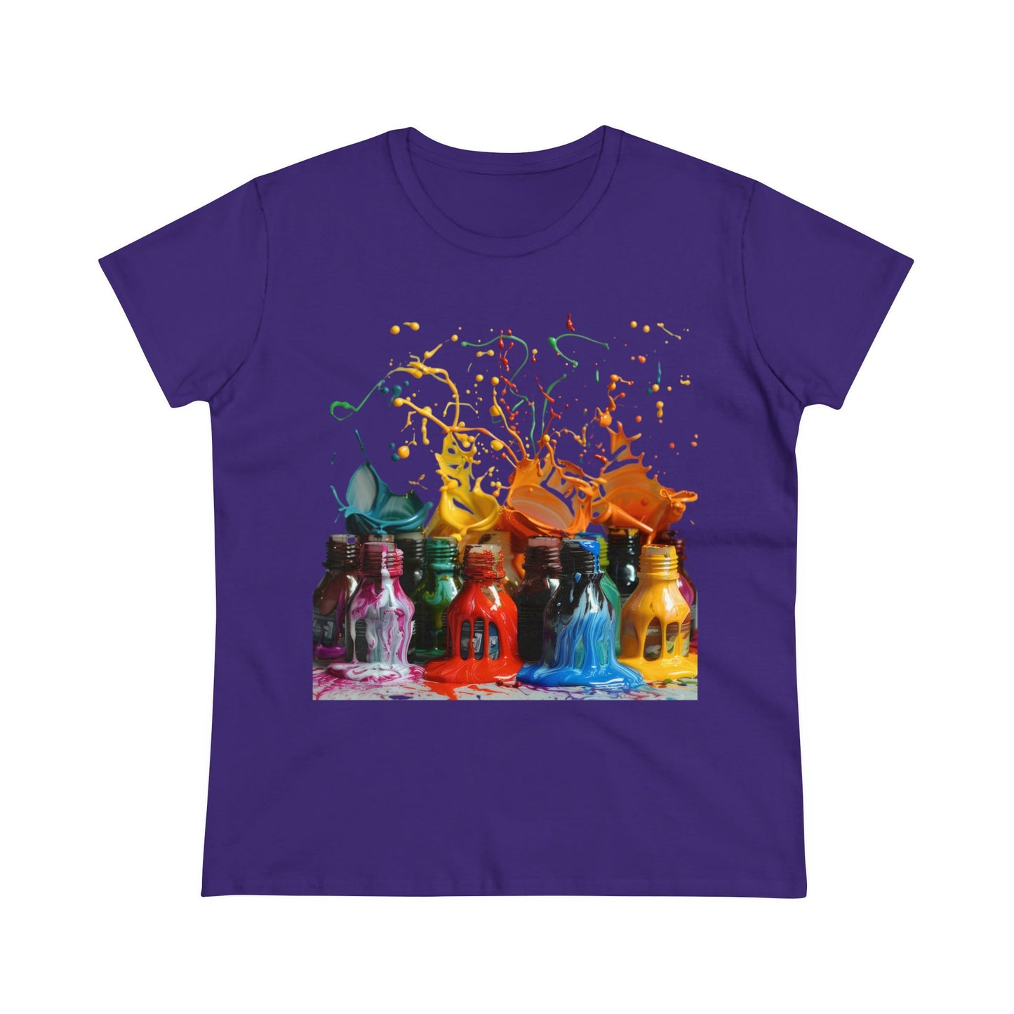 Paint Spill - Women's Midweight Cotton Tee