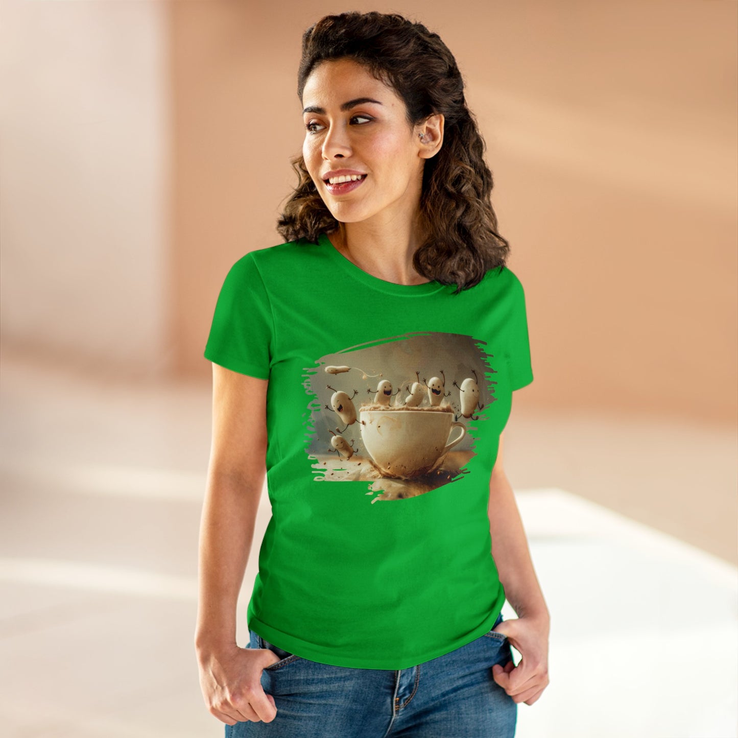 Coffee Critters - Women's Midweight Cotton Tee