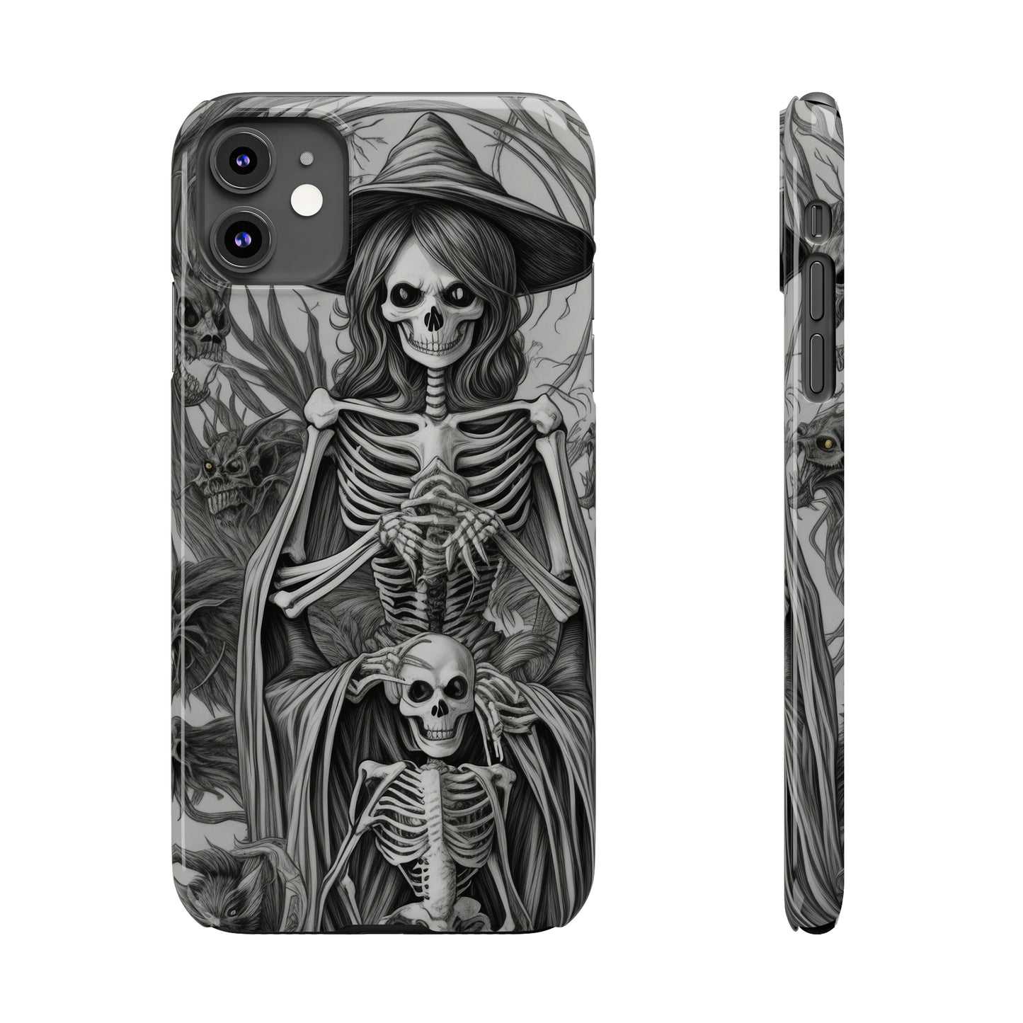 Skeleton Witch - Phone Case