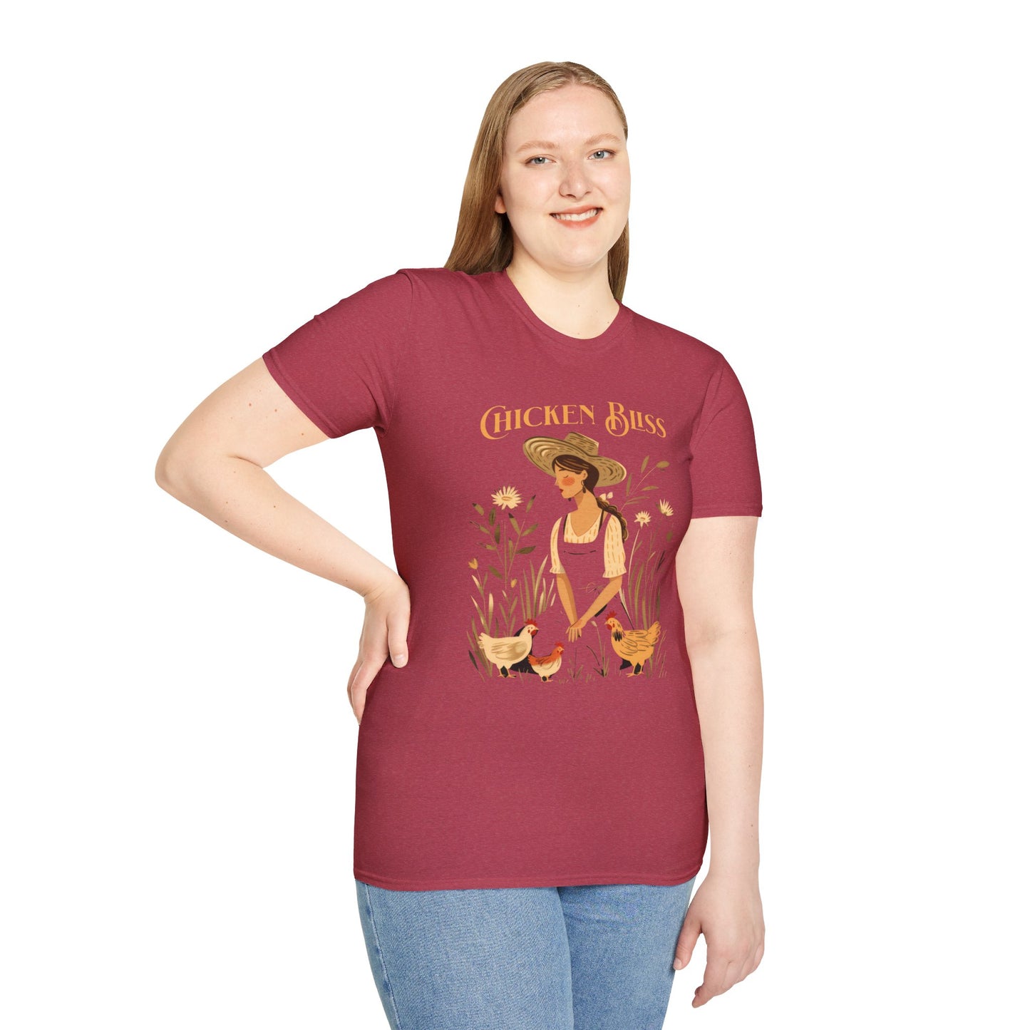 Chicken Bliss - Unisex Softstyle T-Shirt