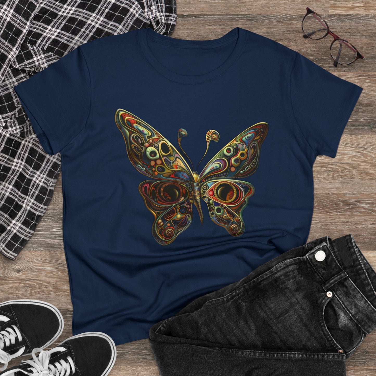 Butterfly - Women's Midweight Cotton Tee