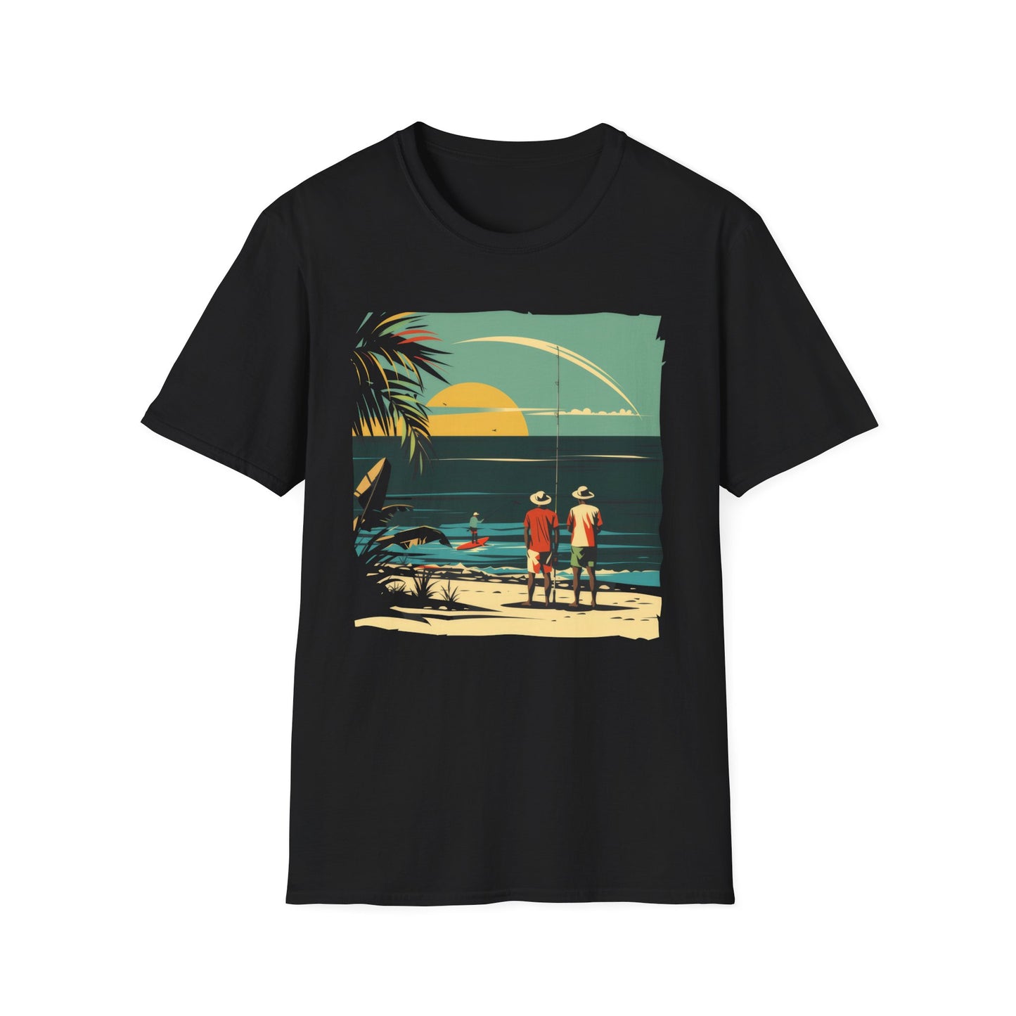 Surf Casting - Unisex Softstyle T-Shirt