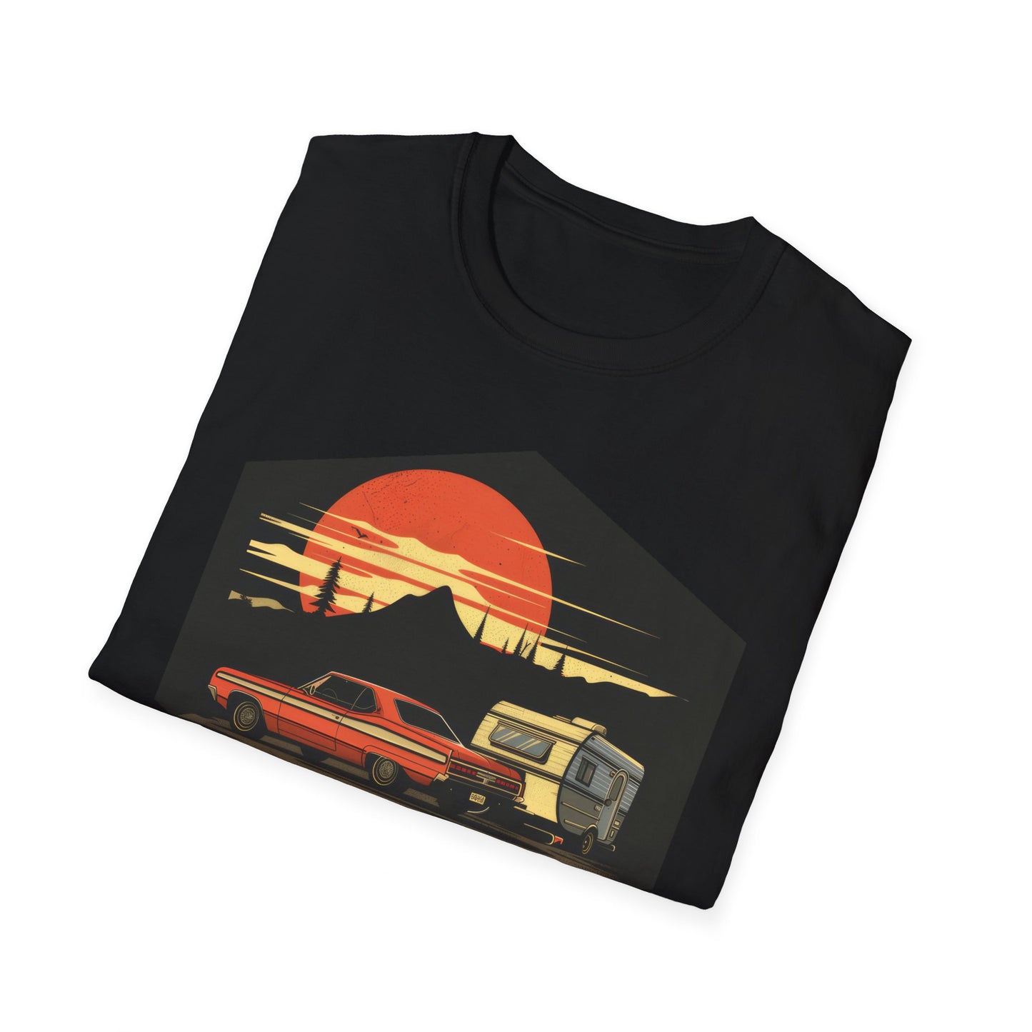 Camping! - Unisex Softstyle T-Shirt