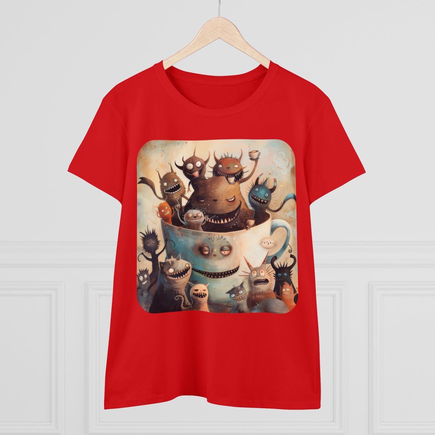 Coffee Critters - Women's Midweight Cotton Tee