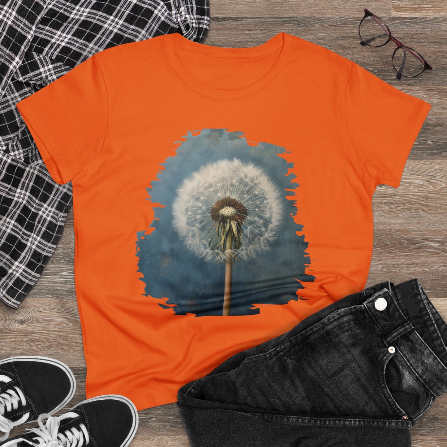 Dandelion - Flowers - Women's Midweight Cotton Tee