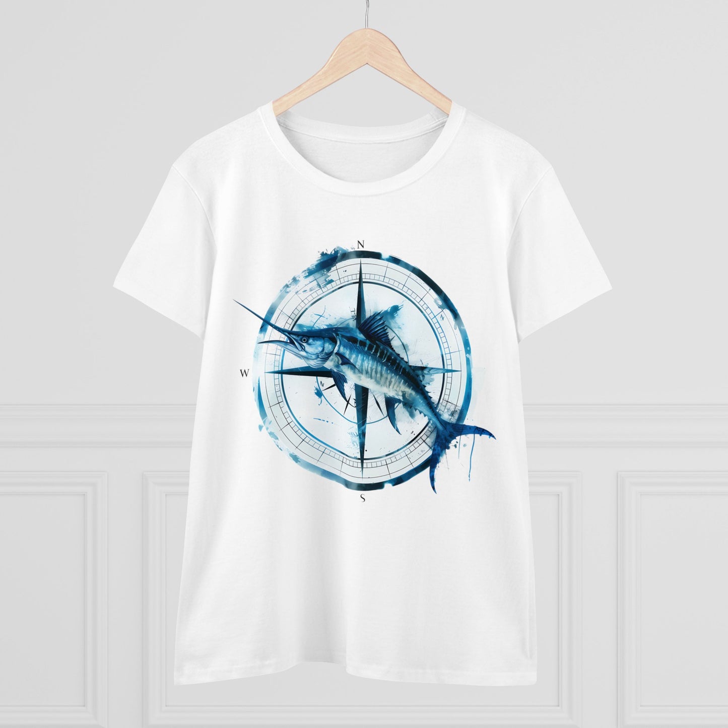 Marlin - Women's Midweight Cotton Tee