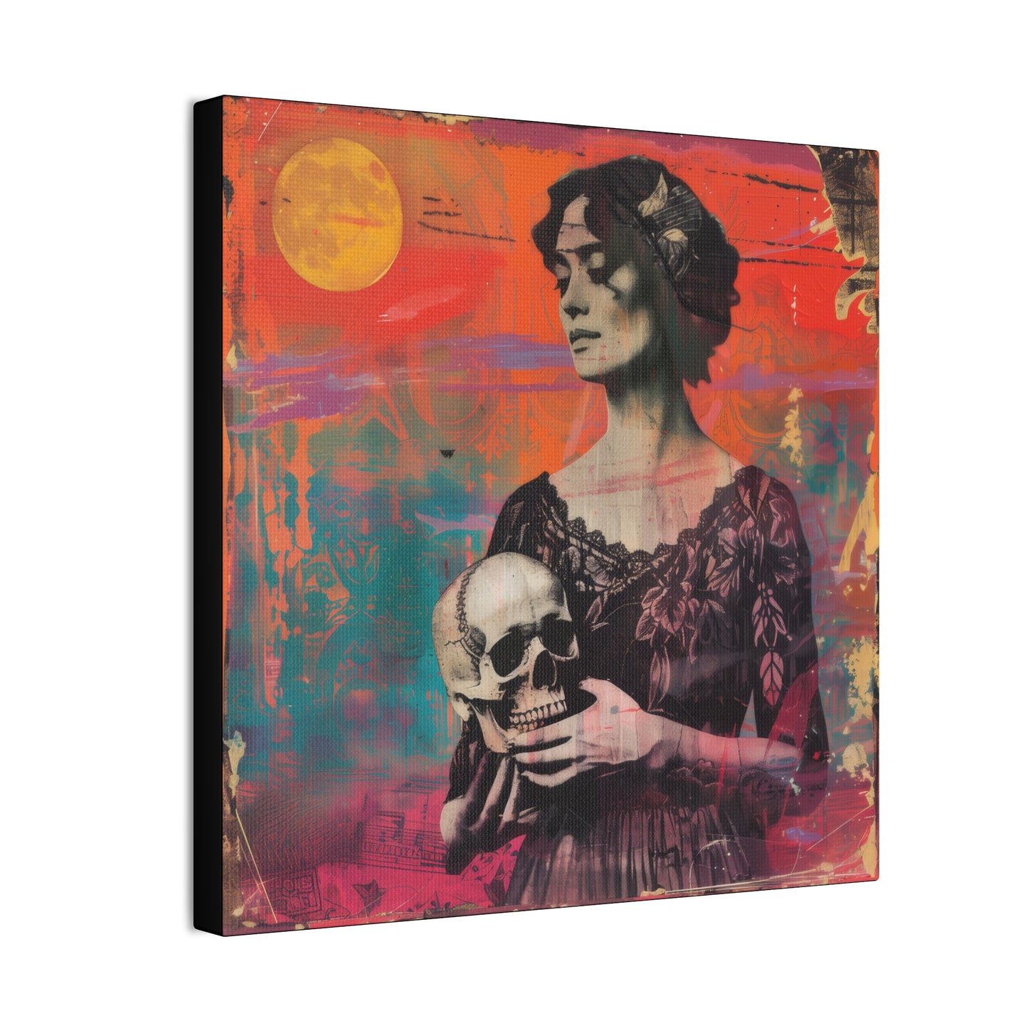 Her Skull - Canvas Stretched, 0.75"