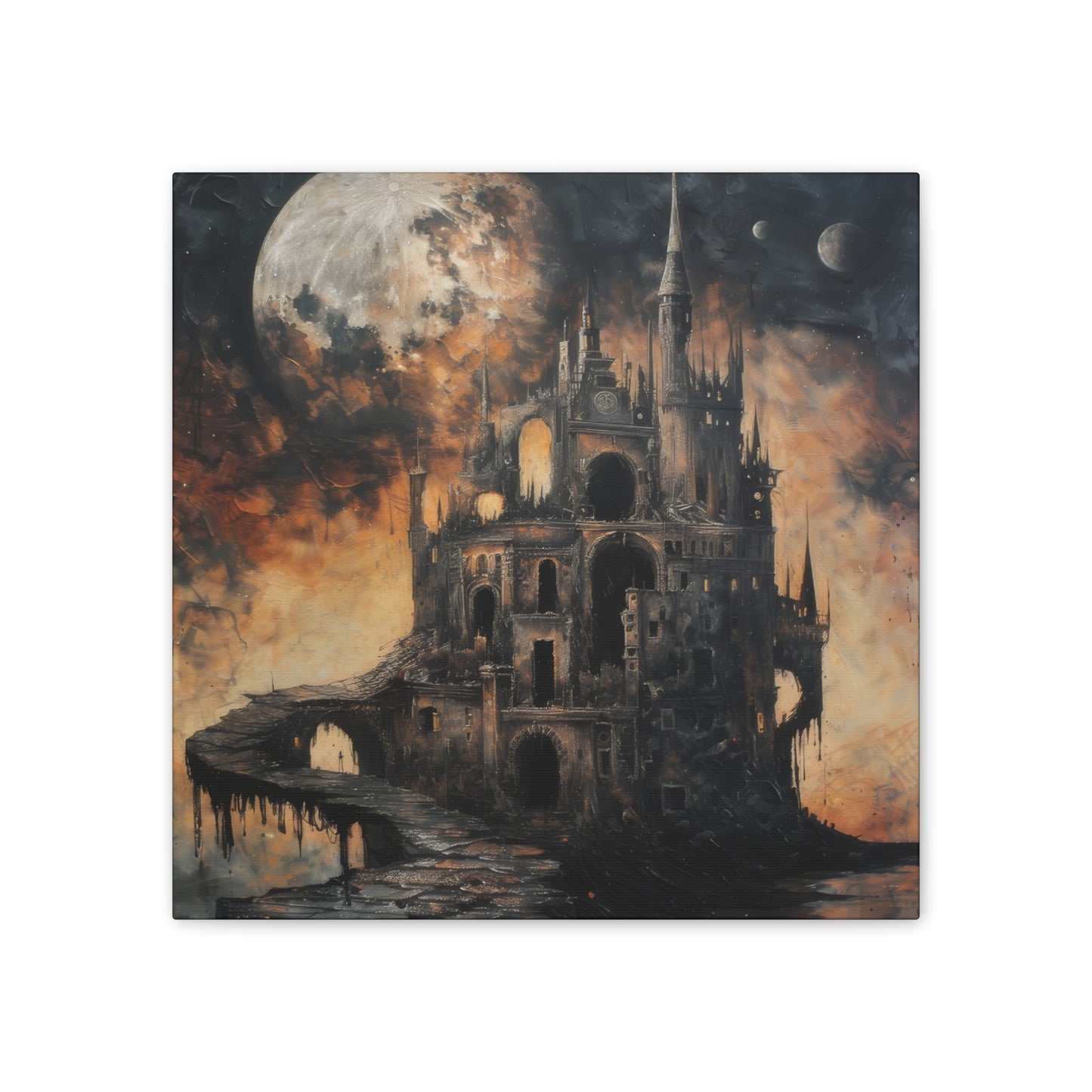 Dark Castle - Canvas Stretched, 0.75"