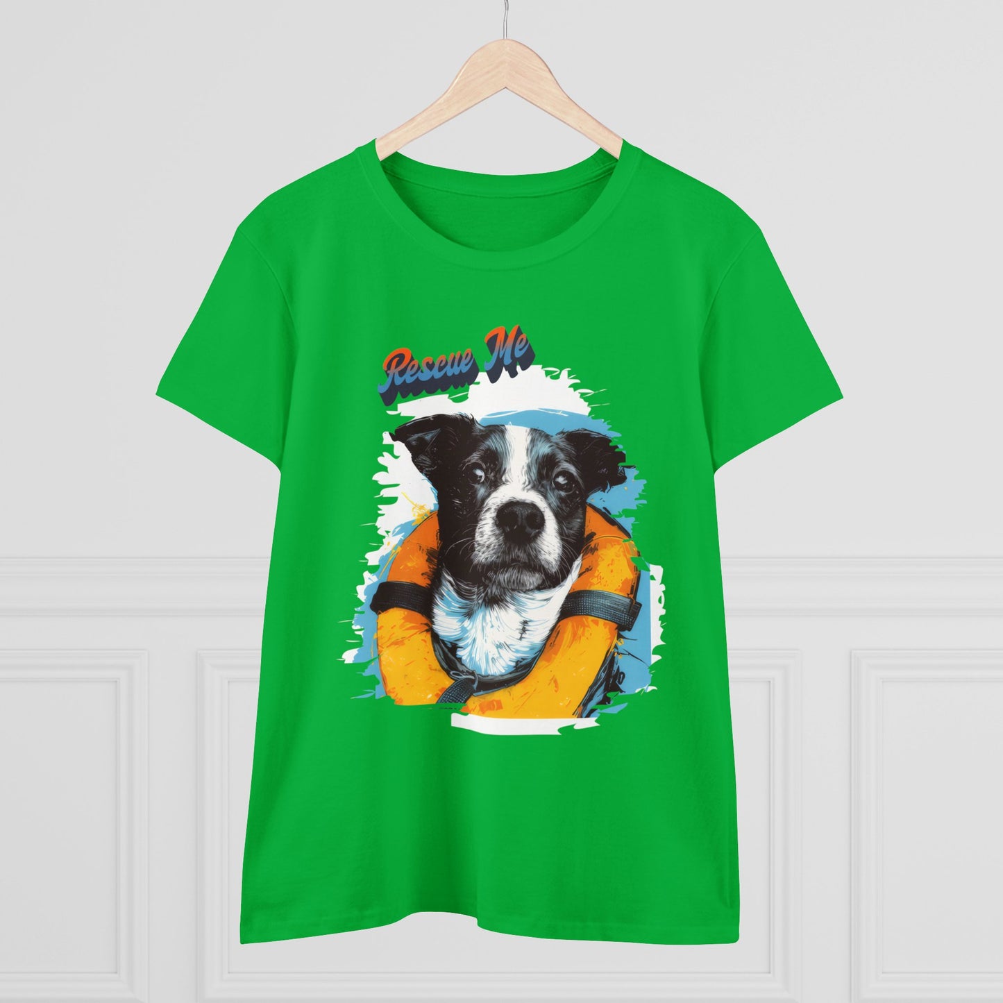 Rescue Dog - Women's Midweight Cotton Tee