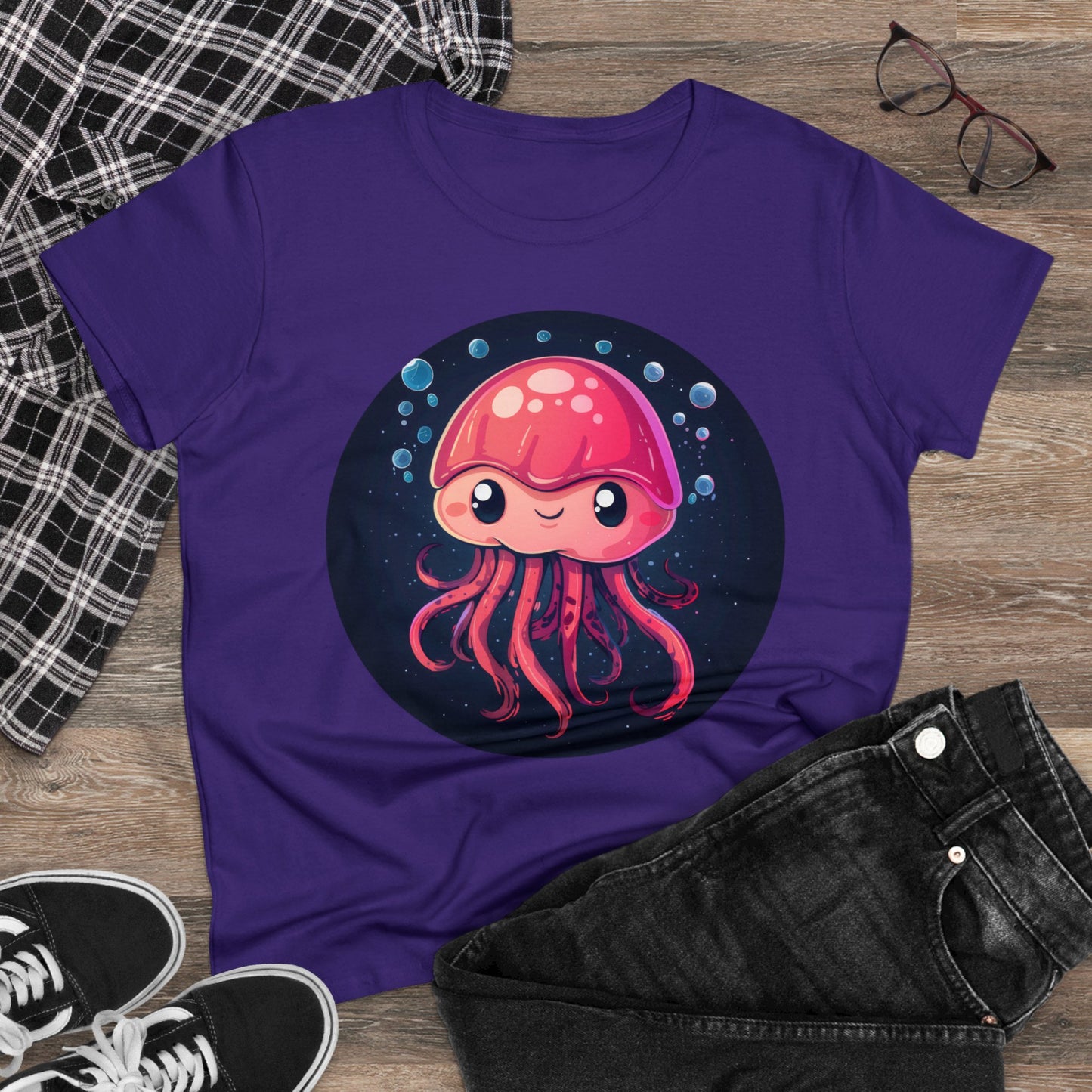 Jellyfish - Women's Midweight Cotton Tee