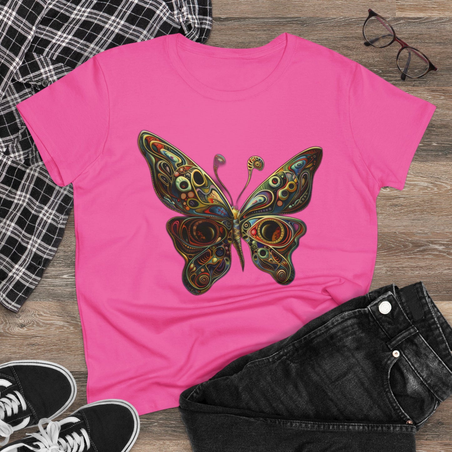 Butterfly - Women's Midweight Cotton Tee