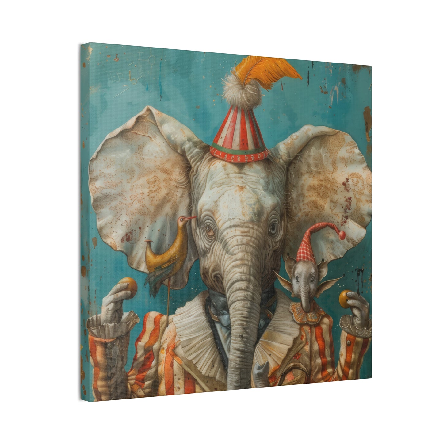 Elephant - Canvas Stretched, 0.75"