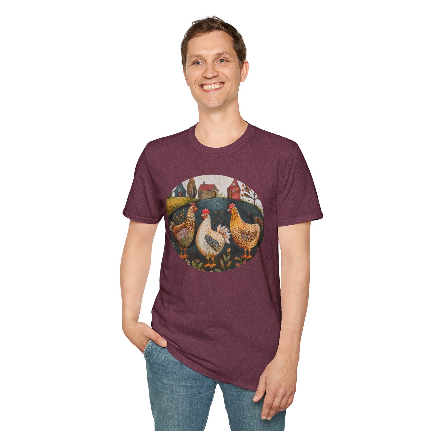 Chickens - Unisex Softstyle T-Shirt