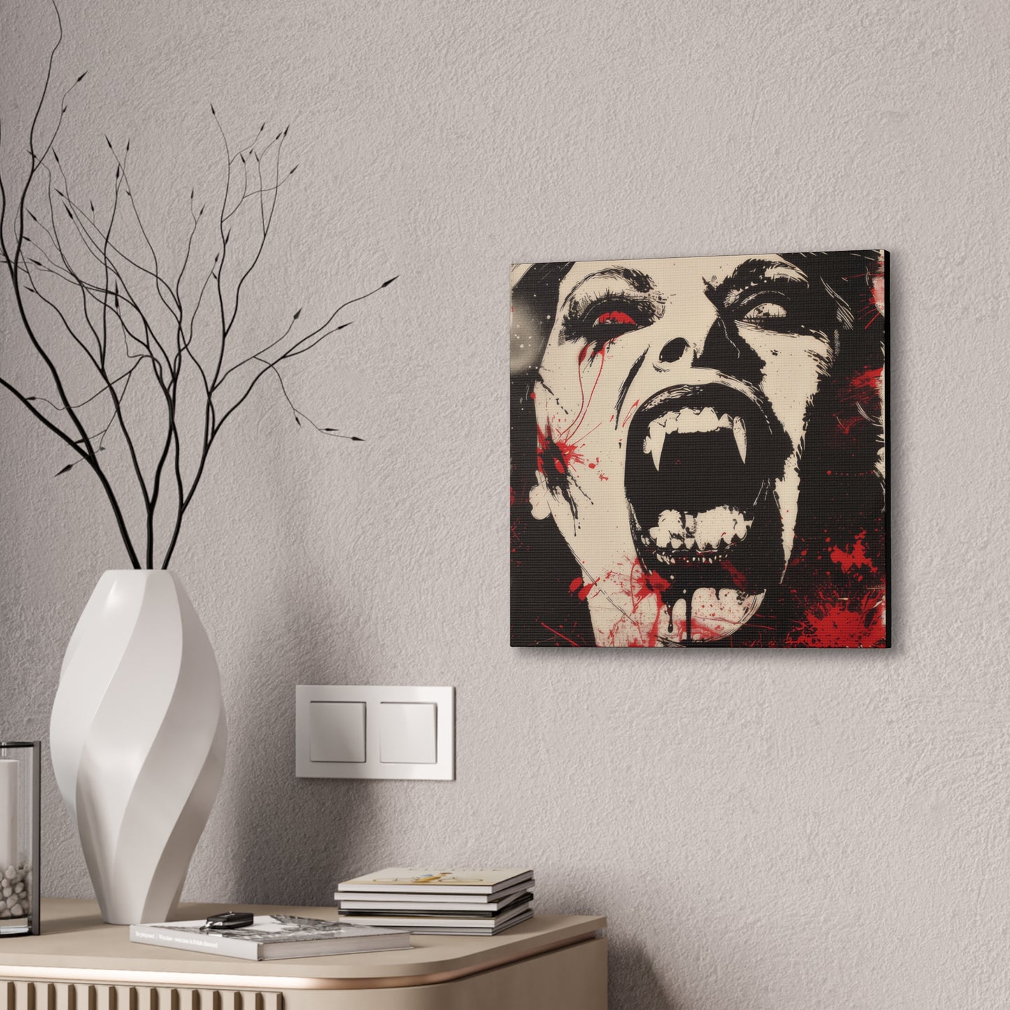 Vampire - Canvas Stretched, 0.75"