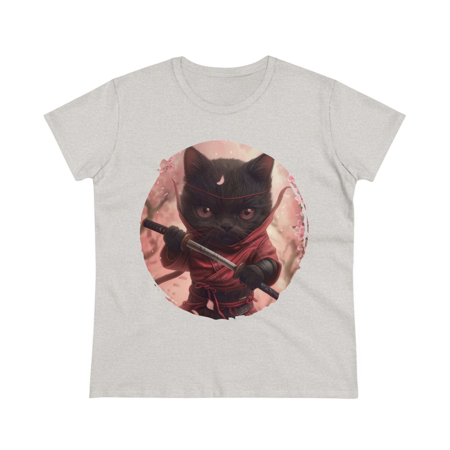 Ninja Kitty - Women's Midweight Cotton Tee