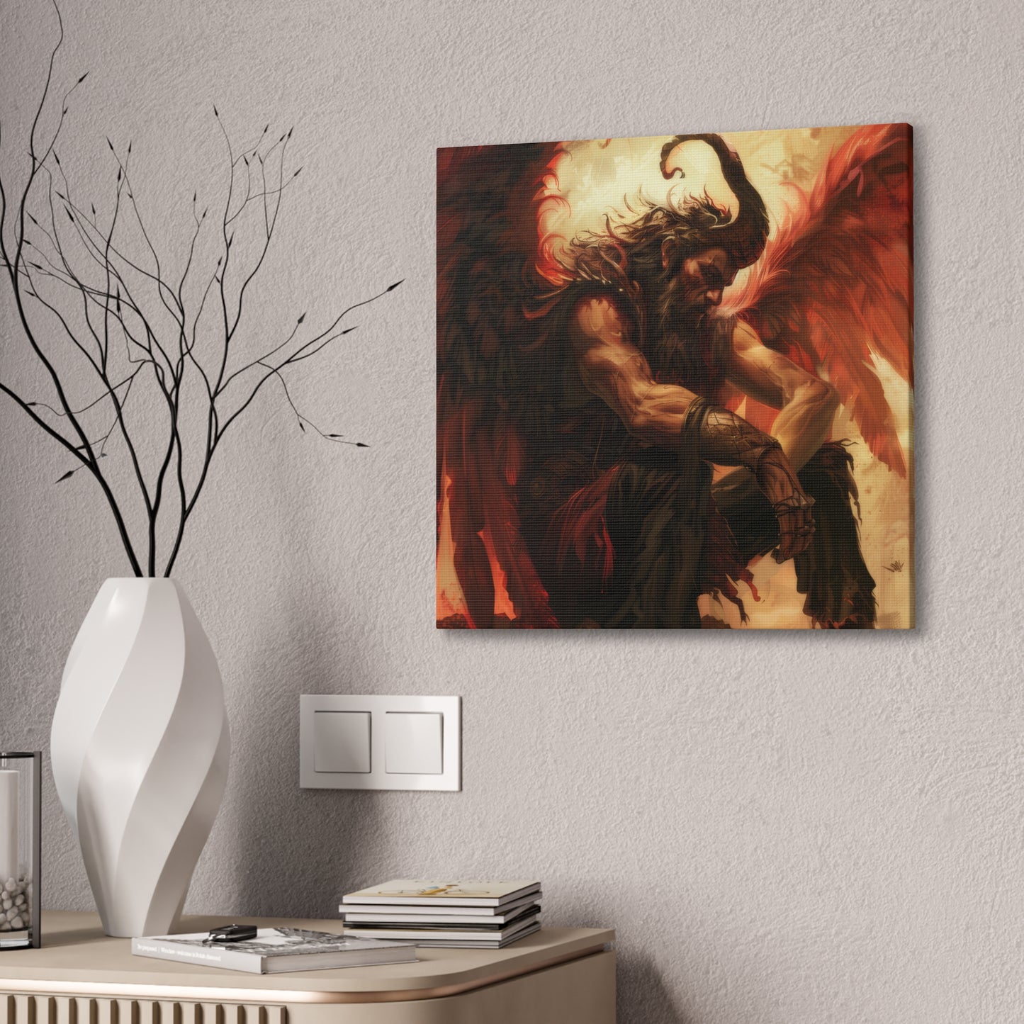 Angel or Devil - Canvas Stretched, 0.75"