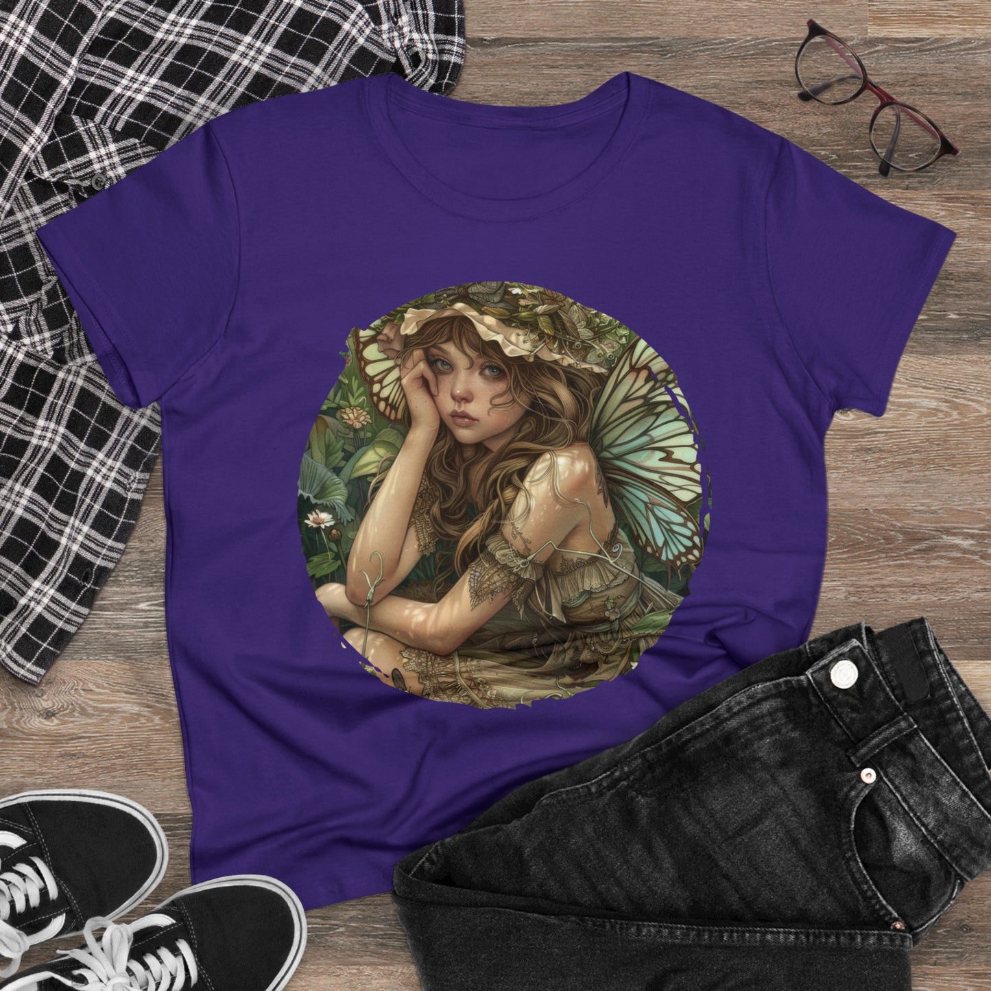 Fairy - Fantasy - Women's Midweight Cotton Tee