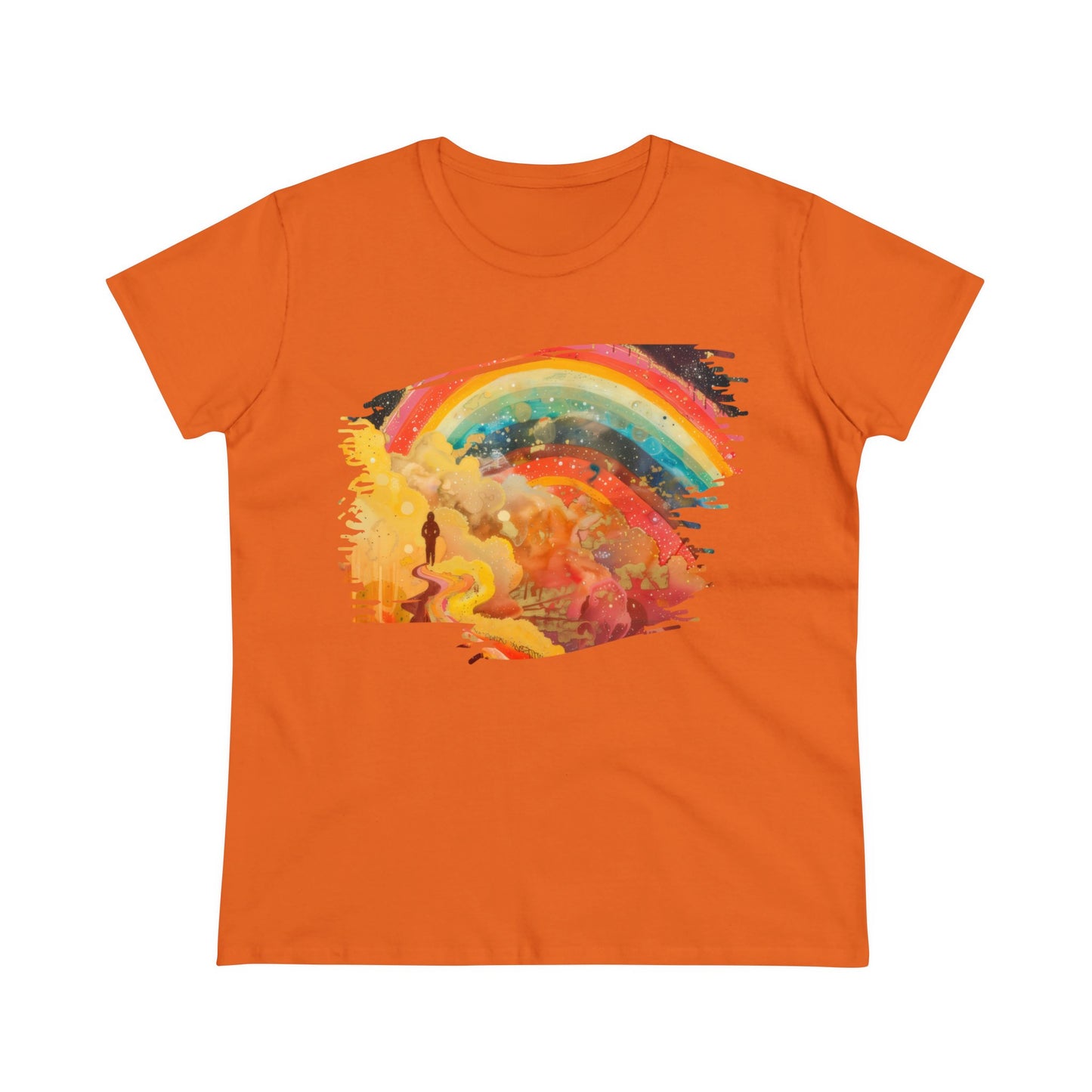 Chasing Rainbows - Women's Midweight Cotton Tee