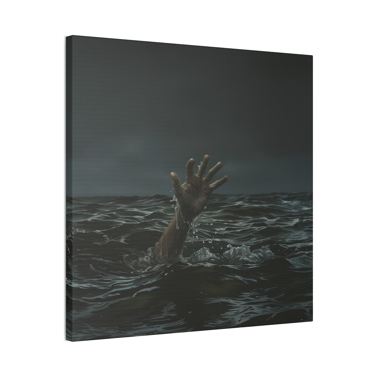 Not Waving But Drowning - Canvas Stretched, 0.75"