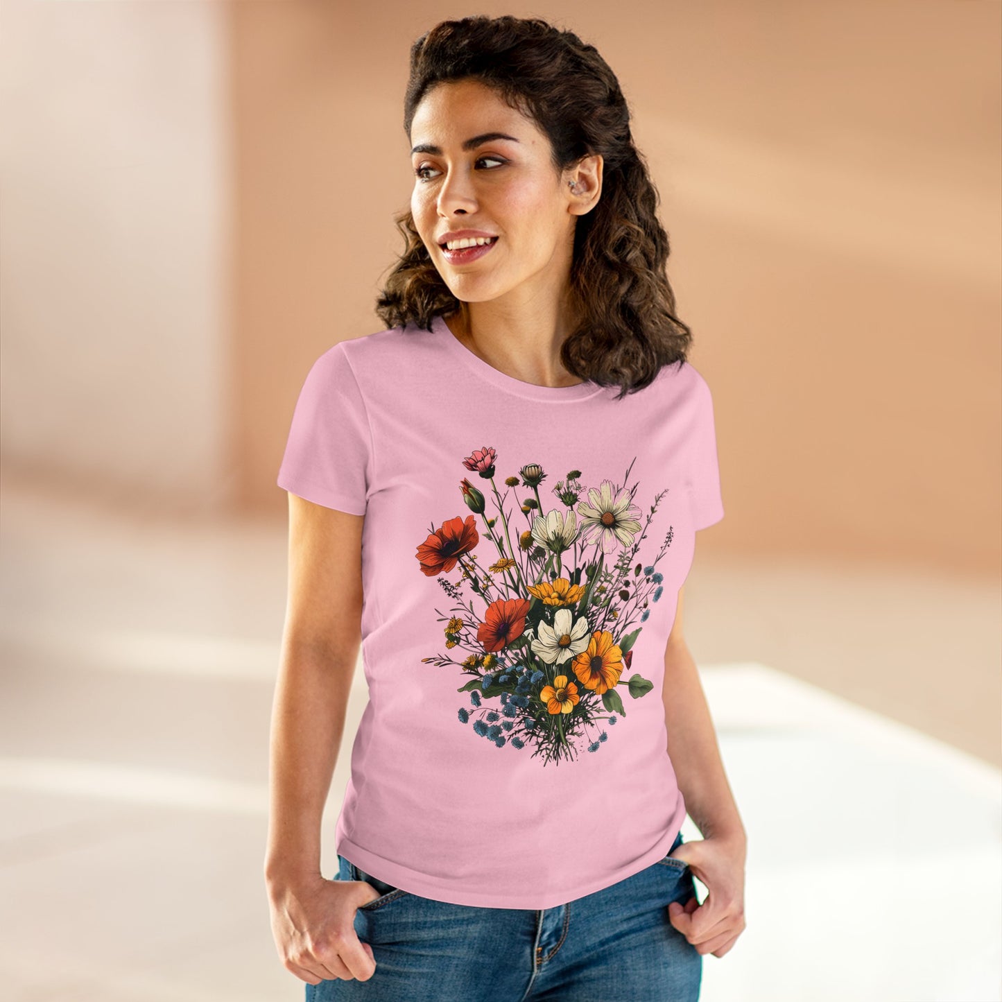 Wildflowers - Women's Midweight Cotton Tee