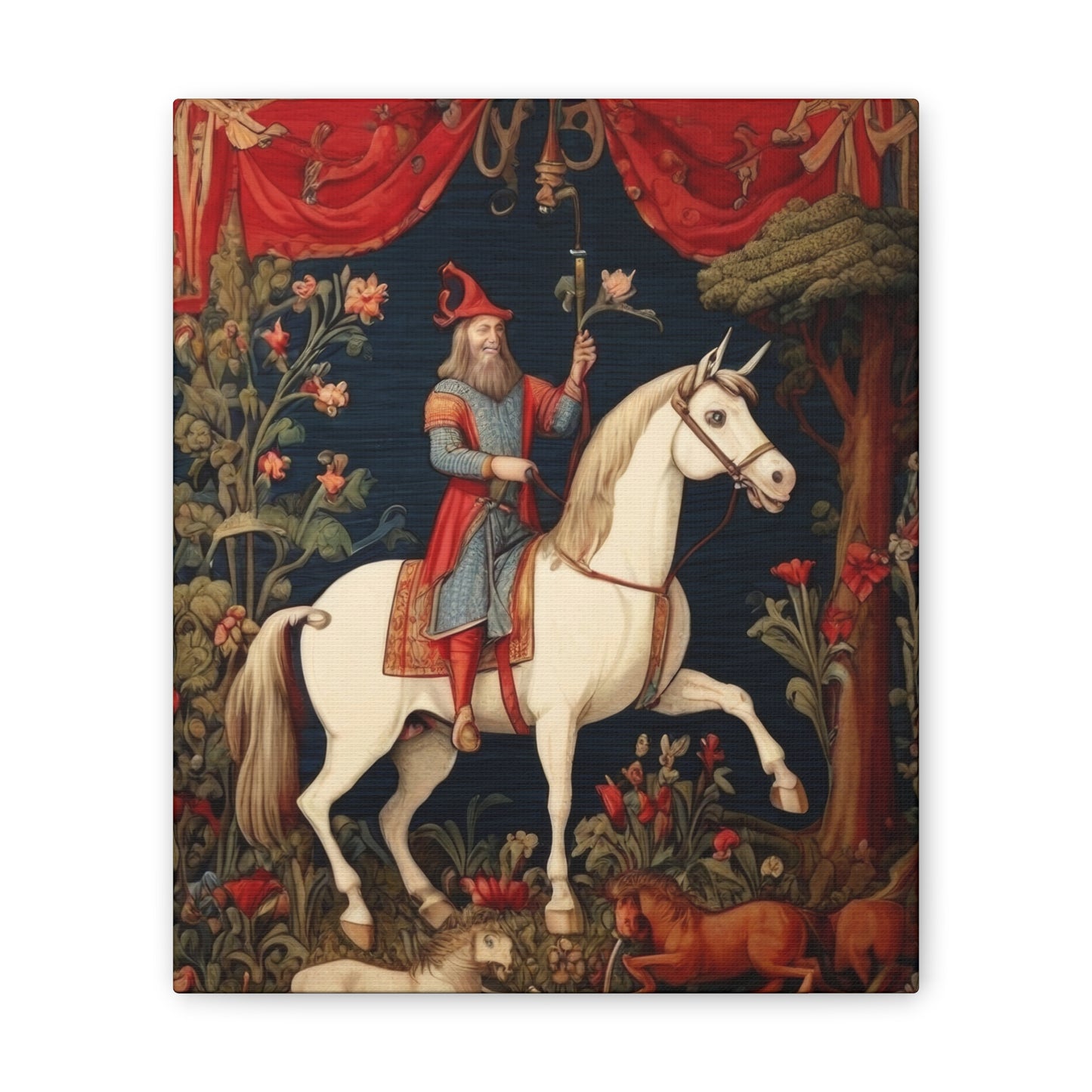 Medieval Tapestry - Canvas Stretched, 0.75"