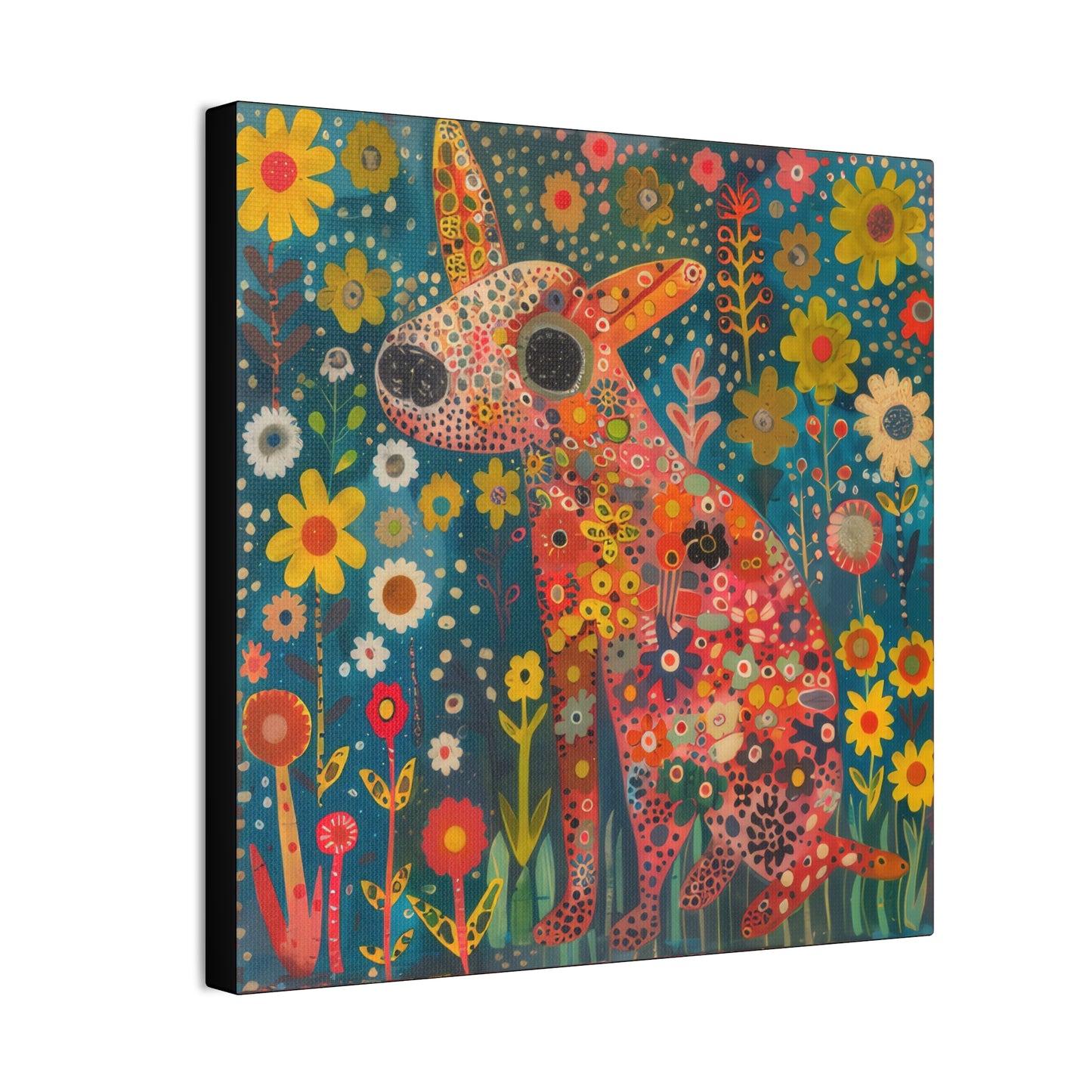 Spring Dog - Canvas Stretched, 0.75"