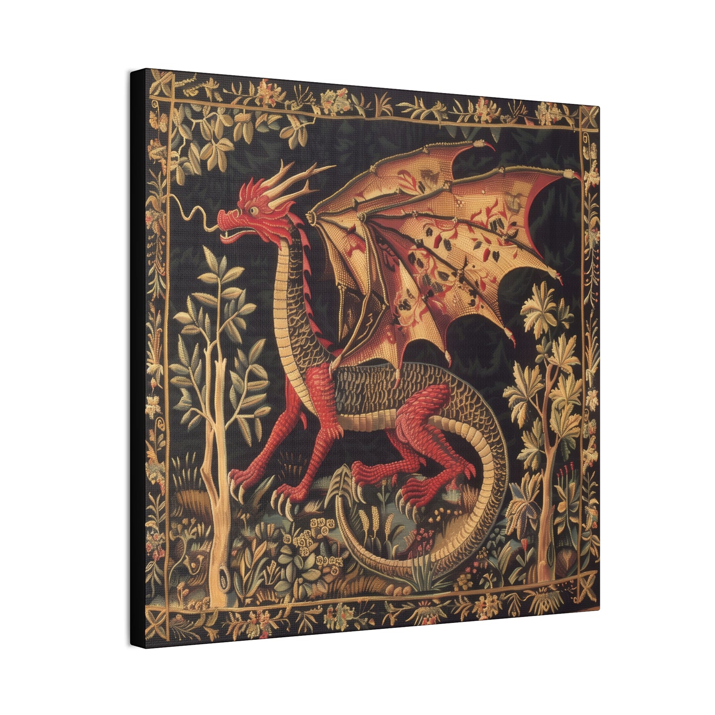 Dragon Tapestry - Canvas Stretched, 0.75"