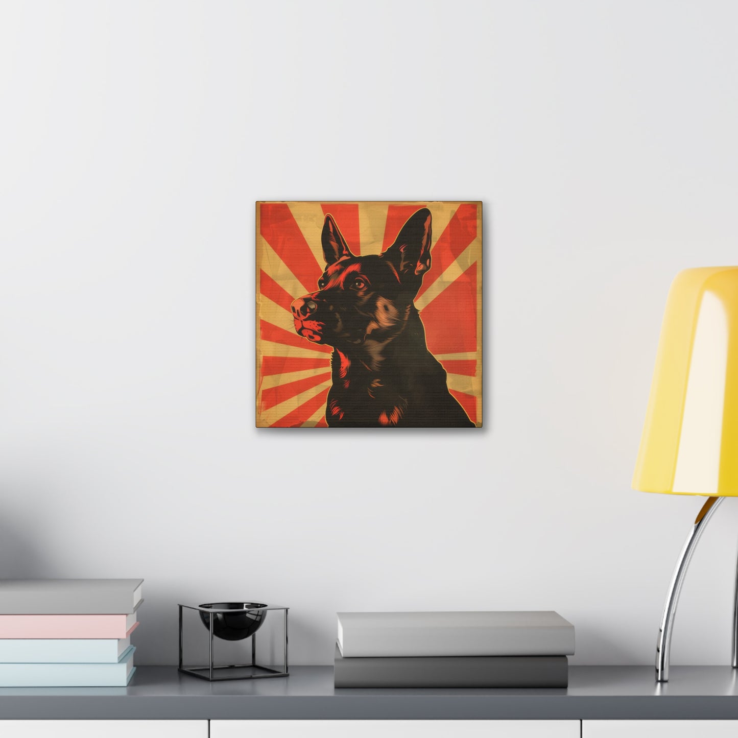 Comrade Canine - Canvas Stretched, 0.75"