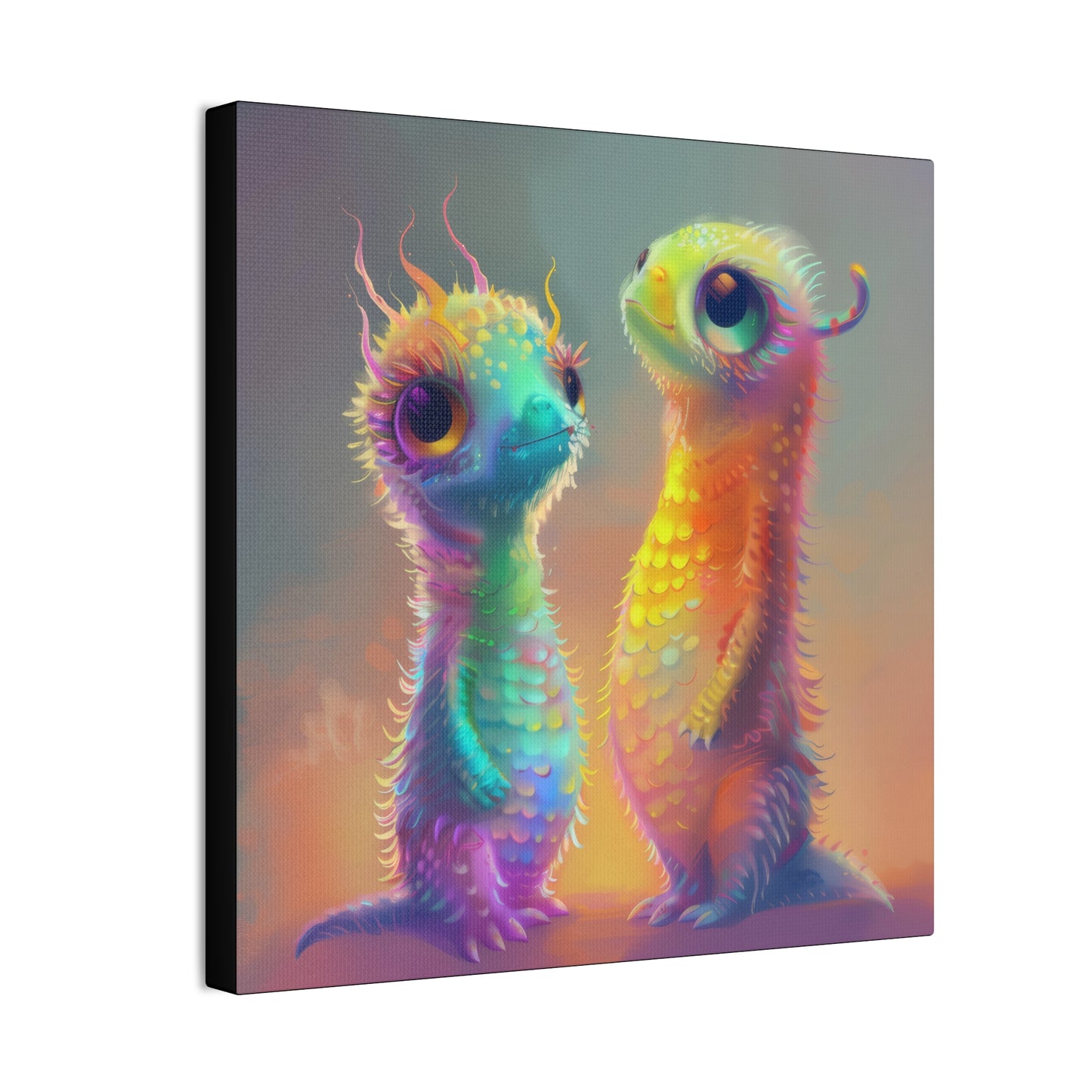 Iridescent Creatures - Canvas Stretched, 0.75"