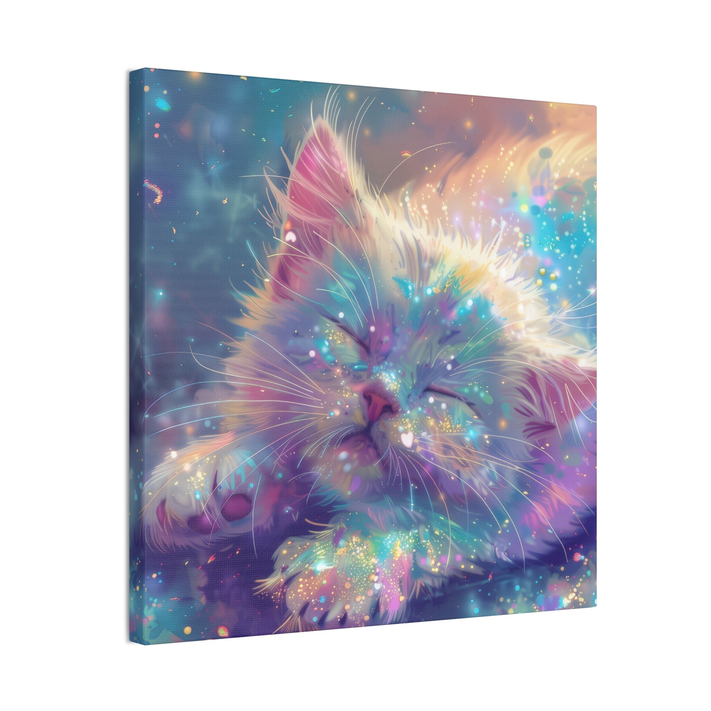 Sparkly Kitties - Canvas Stretched, 0.75"