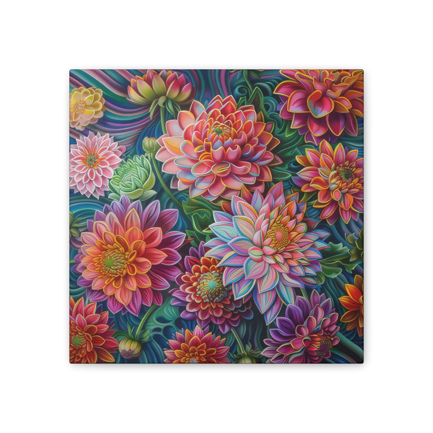 Flowers - Canvas Stretched, 0.75"