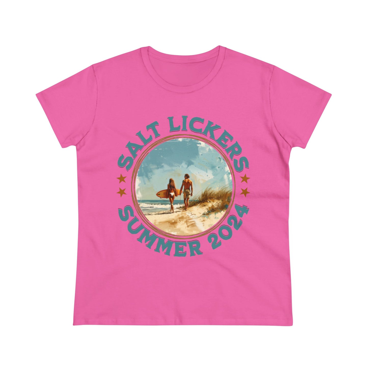 Surfing - Women's Midweight Cotton Tee