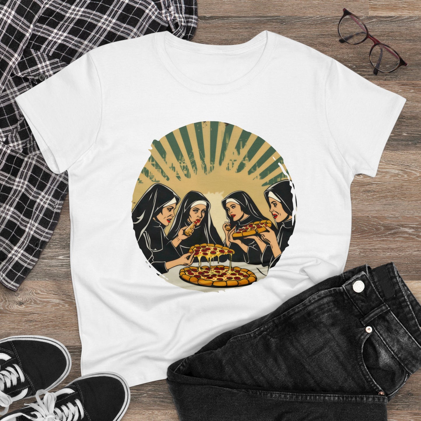 Pizza Divine - Women's Midweight Cotton Tee