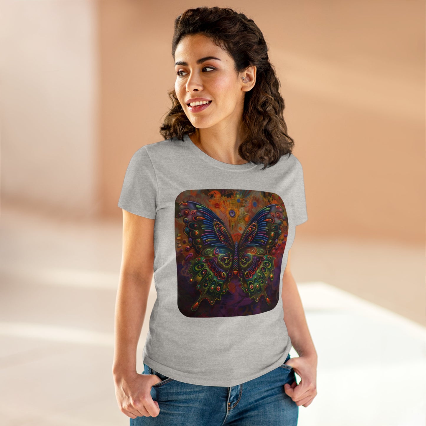 Butterfly - Women's Midweight Cotton Tee