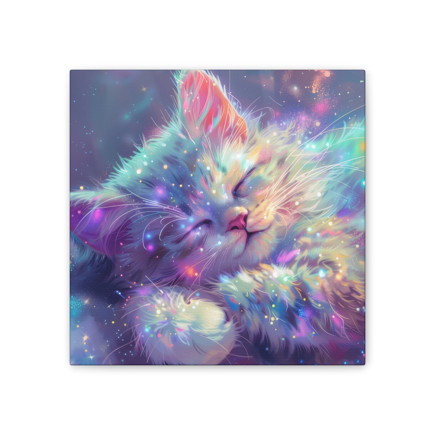 Sparkly Kitties - Canvas Stretched, 0.75"