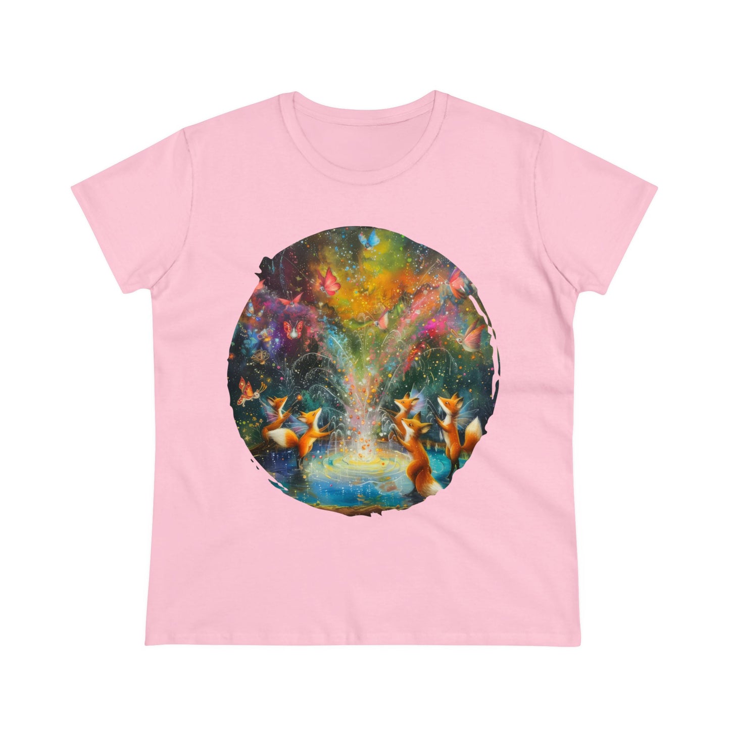 Fairy Celebration - Fantasy - Women's Midweight Cotton Tee