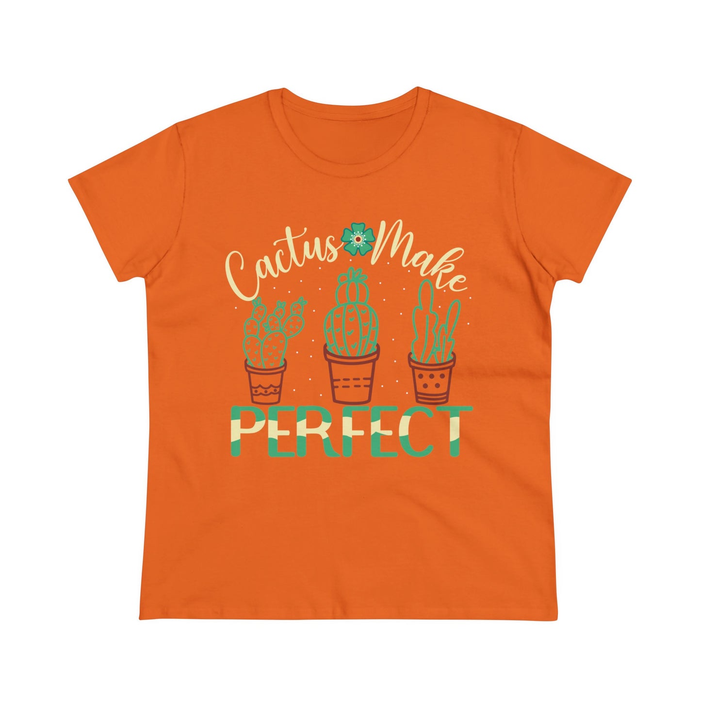 Cactus Makes Perfect - Gardening - Women's Midweight Cotton Tee