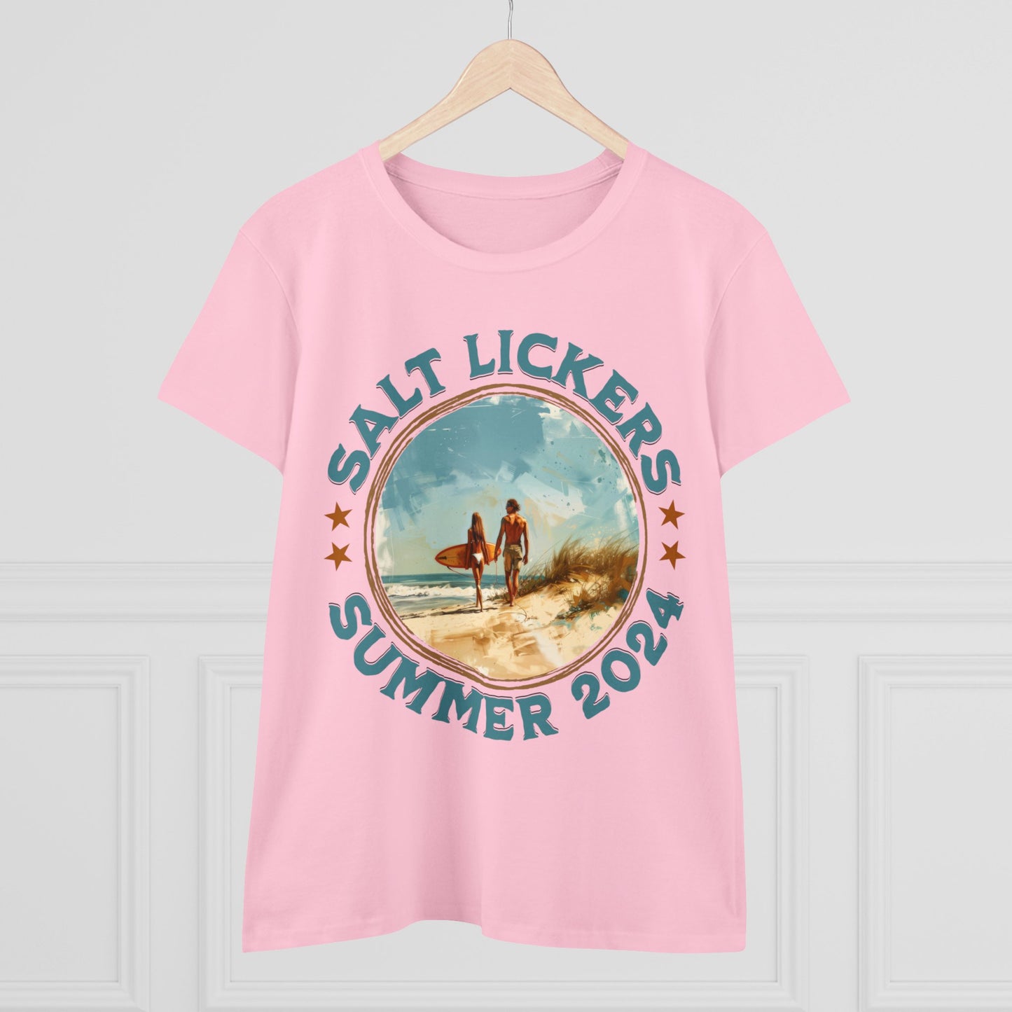 Surfing - Women's Midweight Cotton Tee