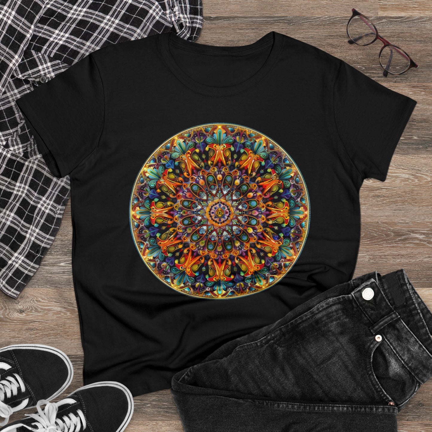 Mandala - Women's Midweight Cotton Tee