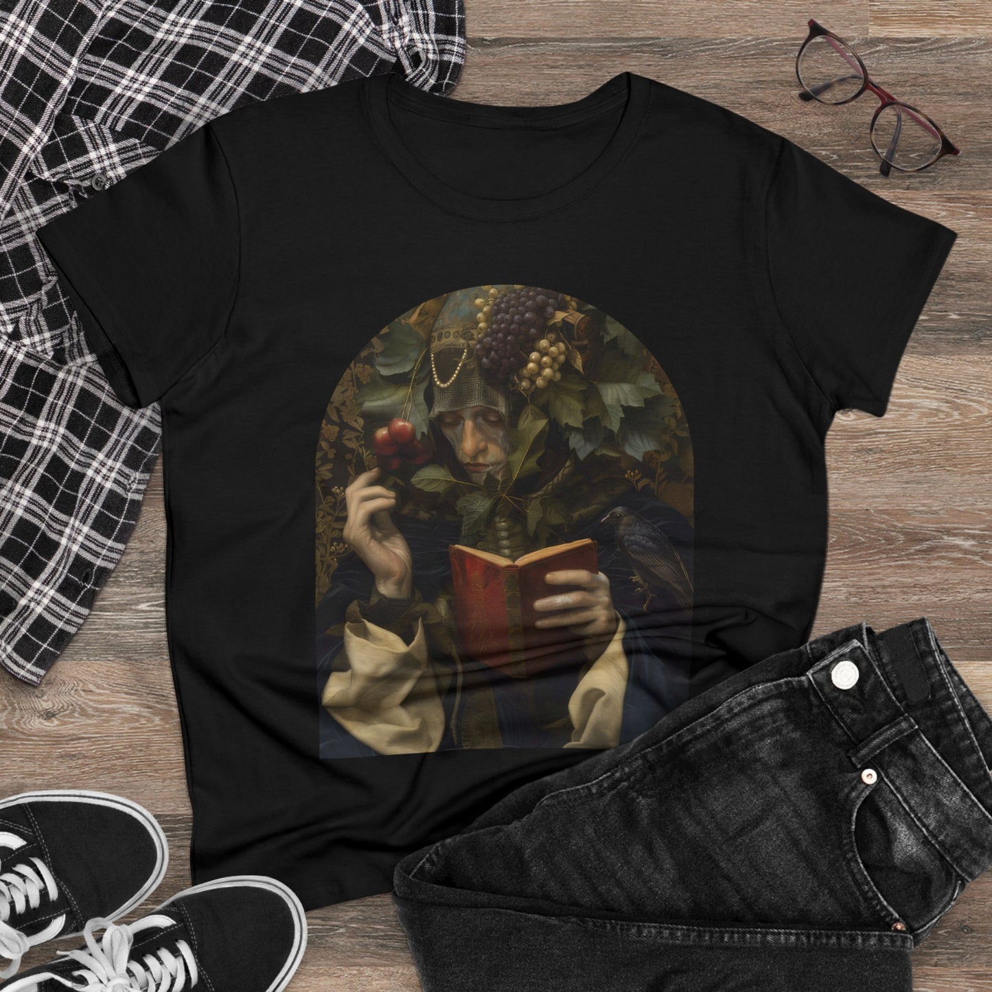 Solemn Reading - Fantasy - Women's Midweight Cotton Tee