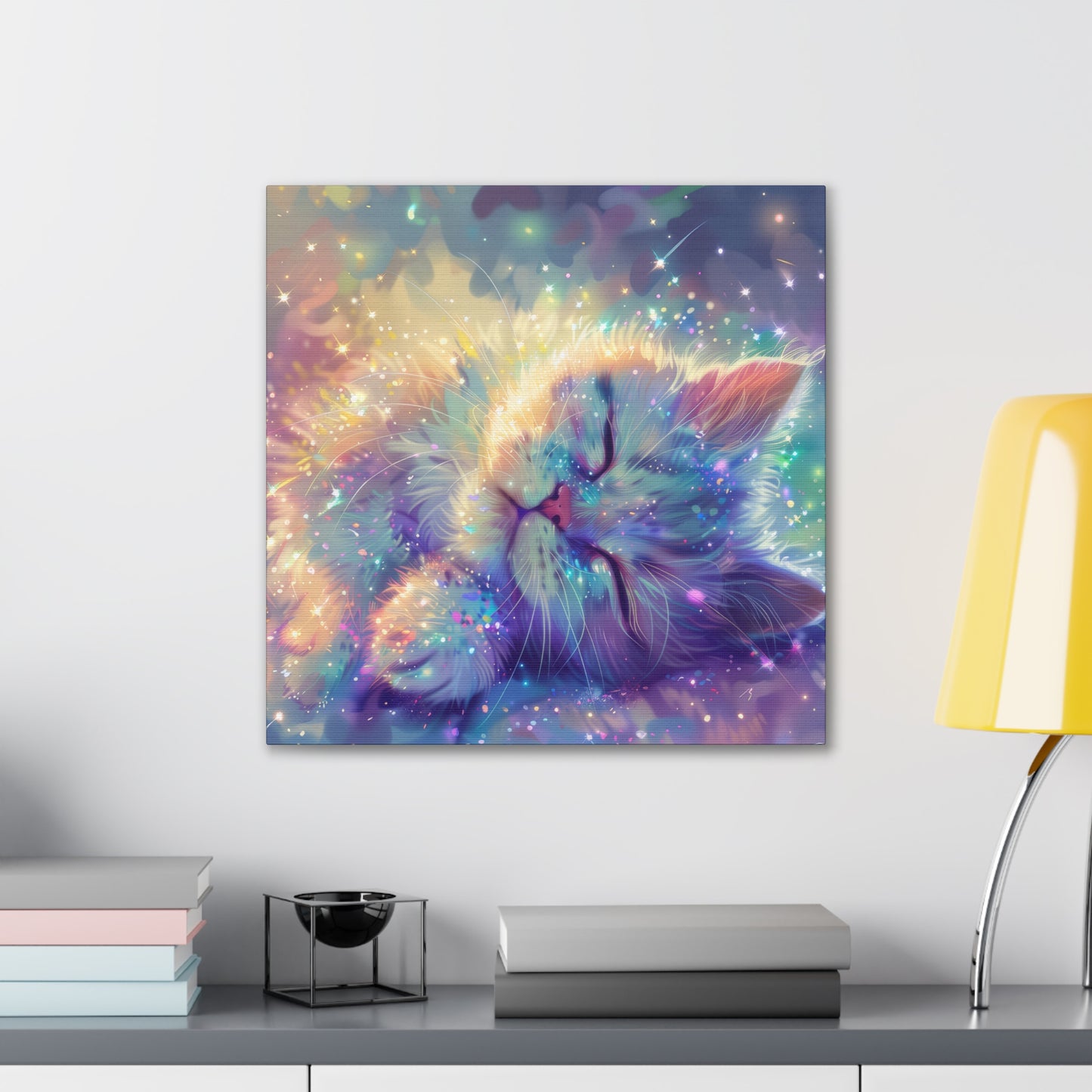 Sparkly Kitties - Canvas Stretched, 0.75"