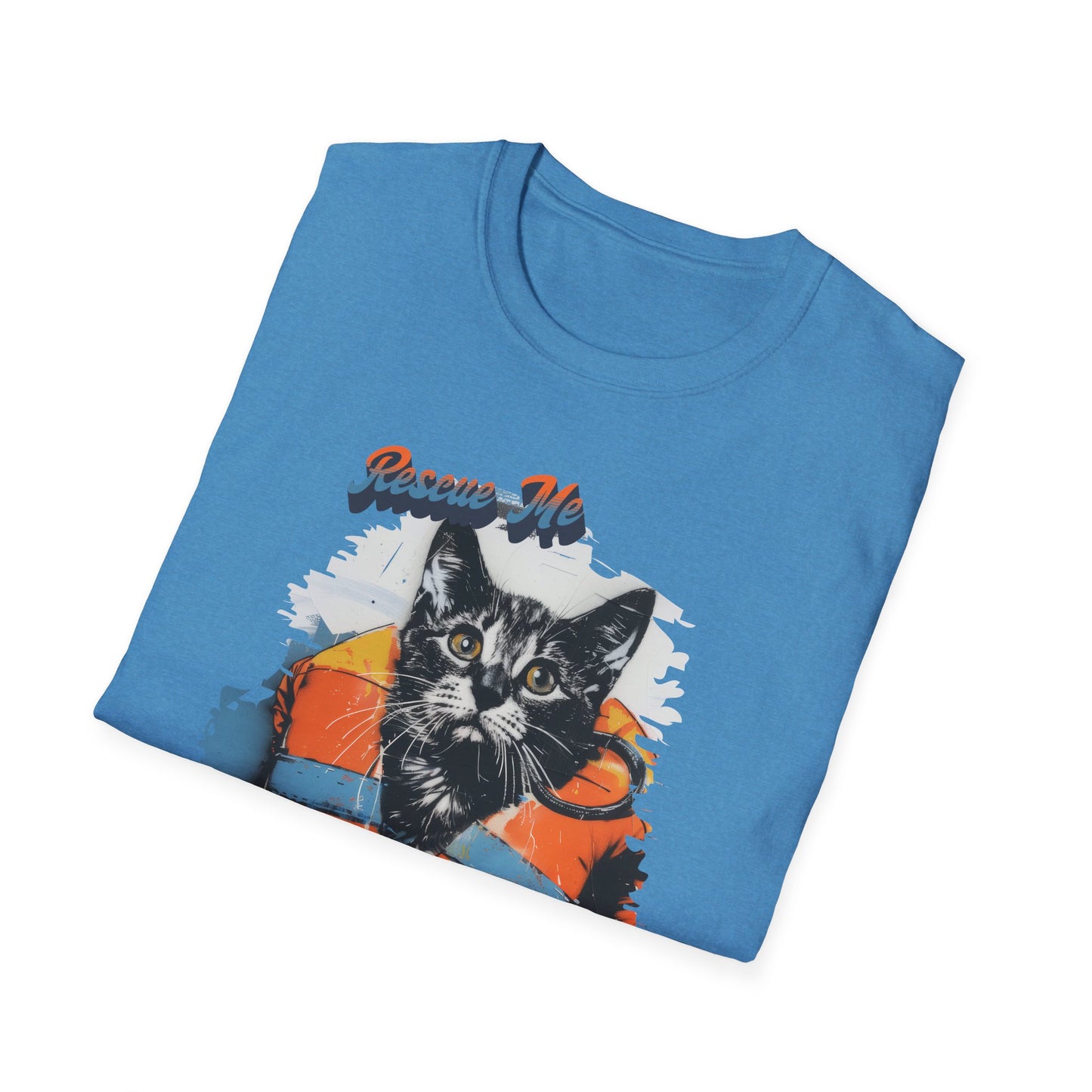 Rescue Cat - Unisex Softstyle T-Shirt