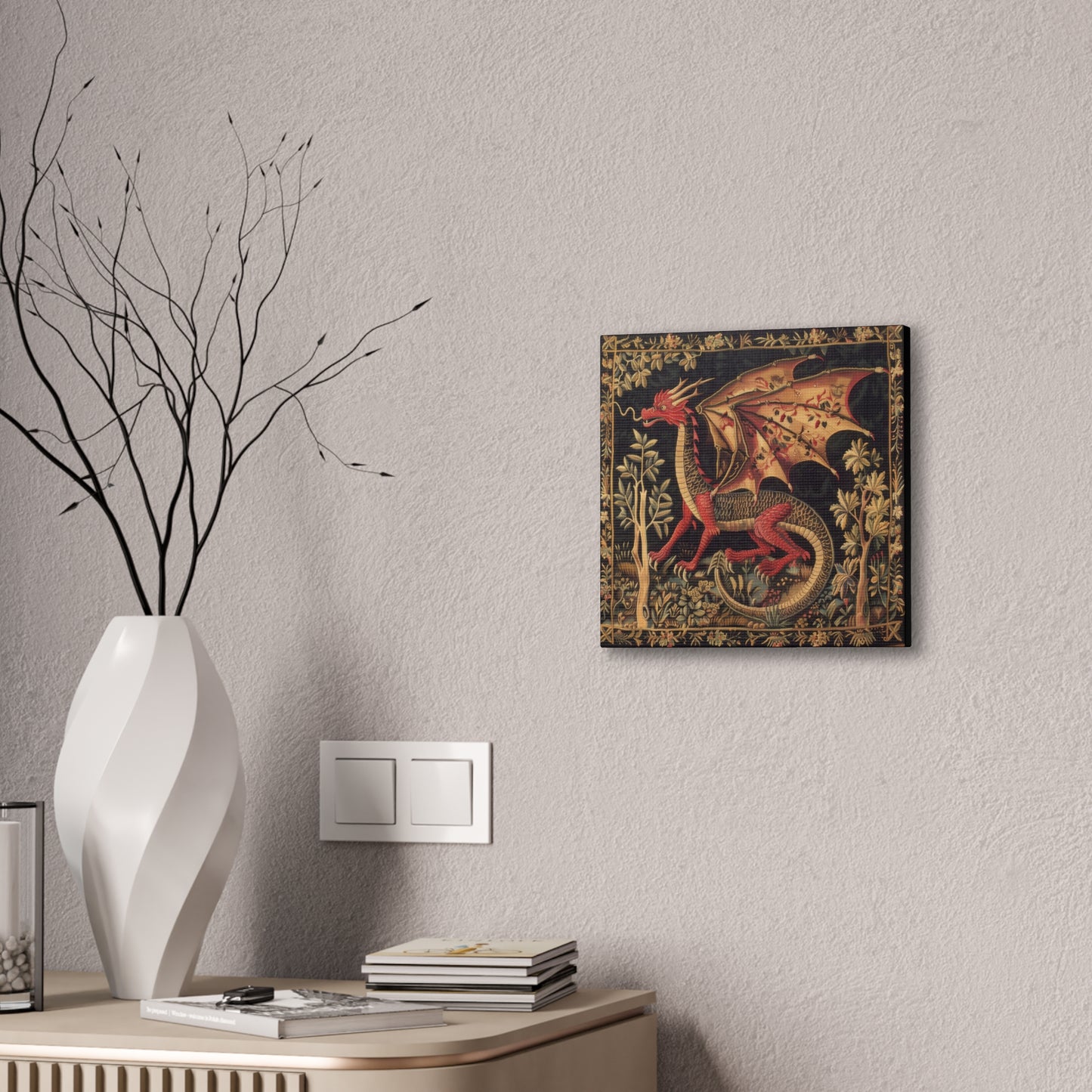 Dragon Tapestry - Canvas Stretched, 0.75"