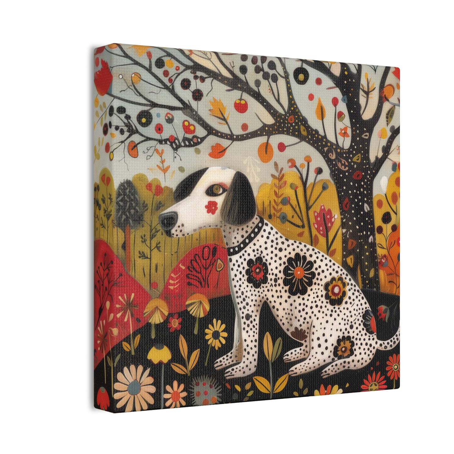 Autumn Dog - Canvas Stretched, 0.75"