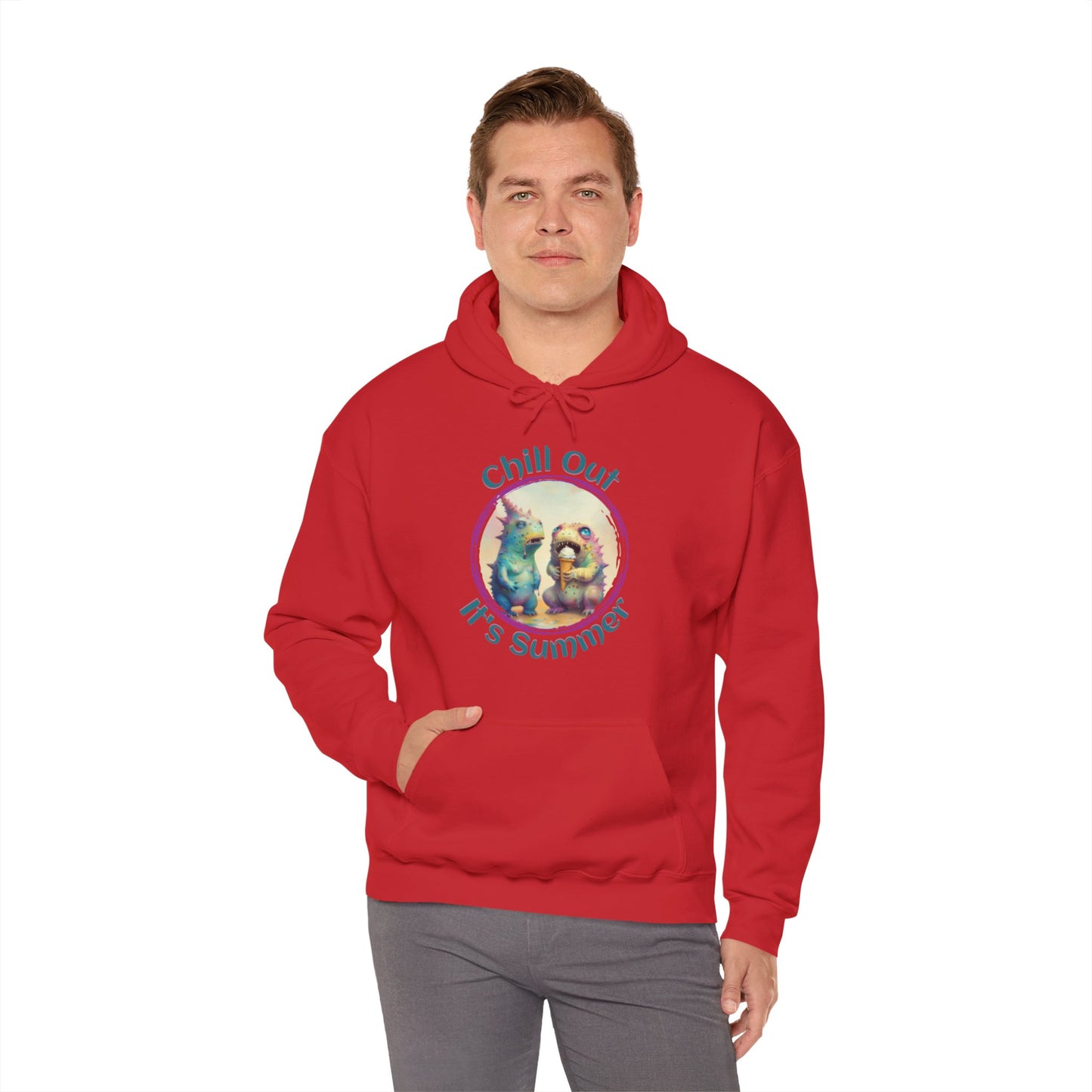 Chill Out, It's Summer - Unisex Heavy Blend™ Hooded Sweatshirt