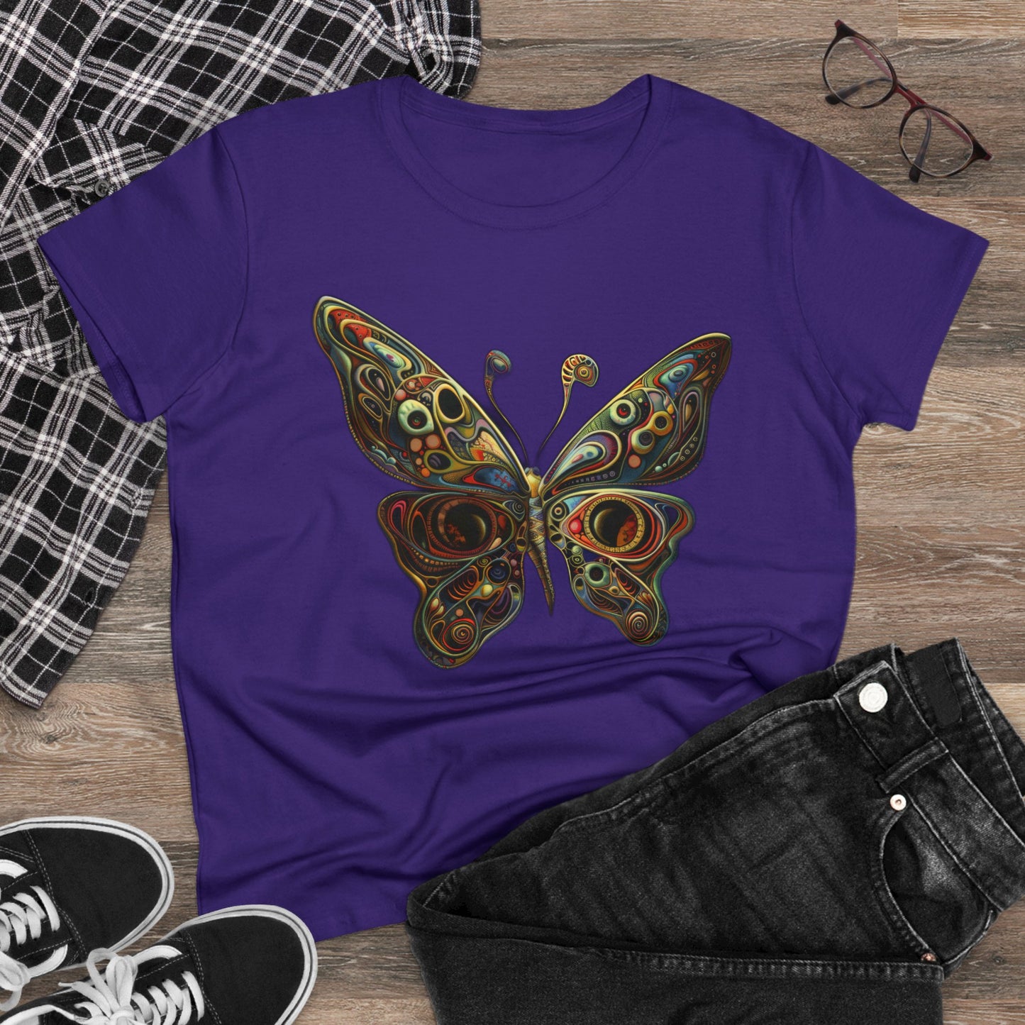 Butterfly - Women's Midweight Cotton Tee