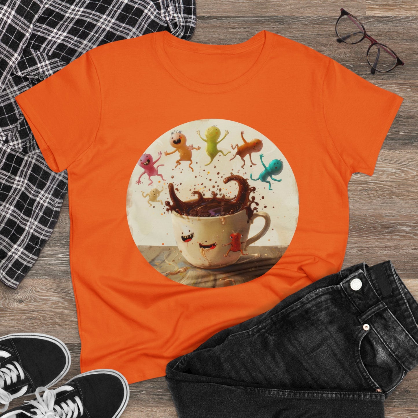 Coffee Critters - Women's Midweight Cotton Tee