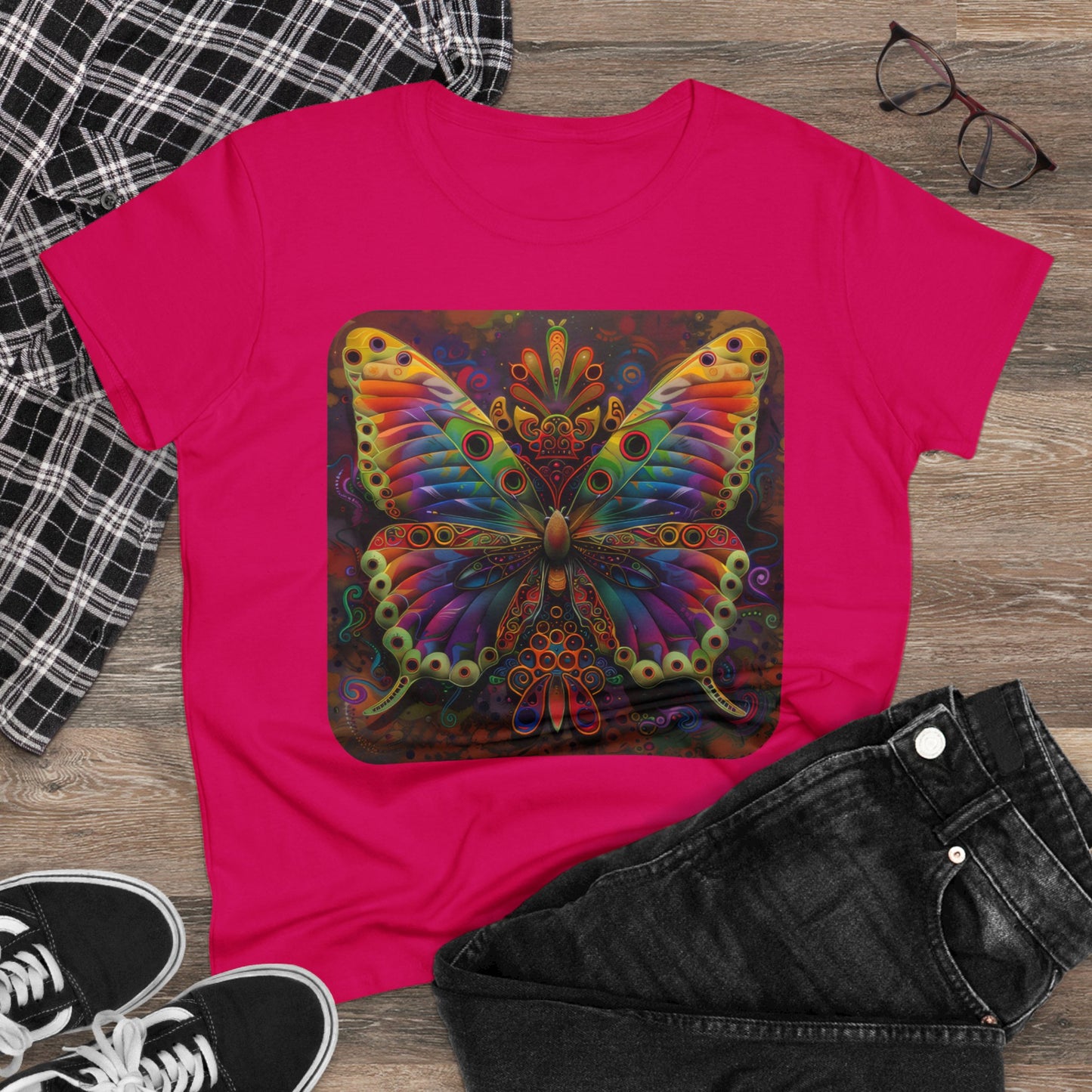 Butterfly - Women's Midweight Cotton Tee